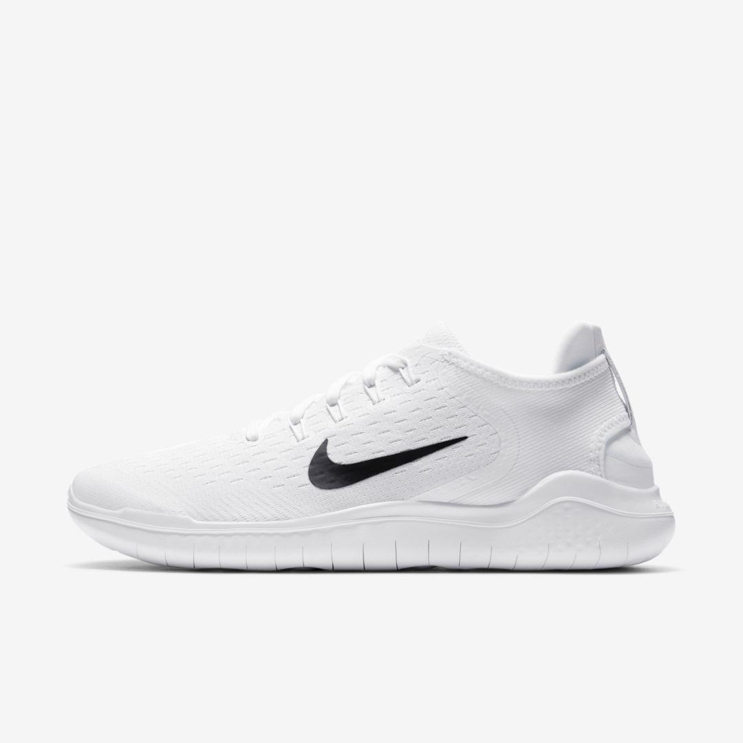 Nike Synthetic Free Rn 2018 in White/Black (White) for Men - Save 60% - Lyst
