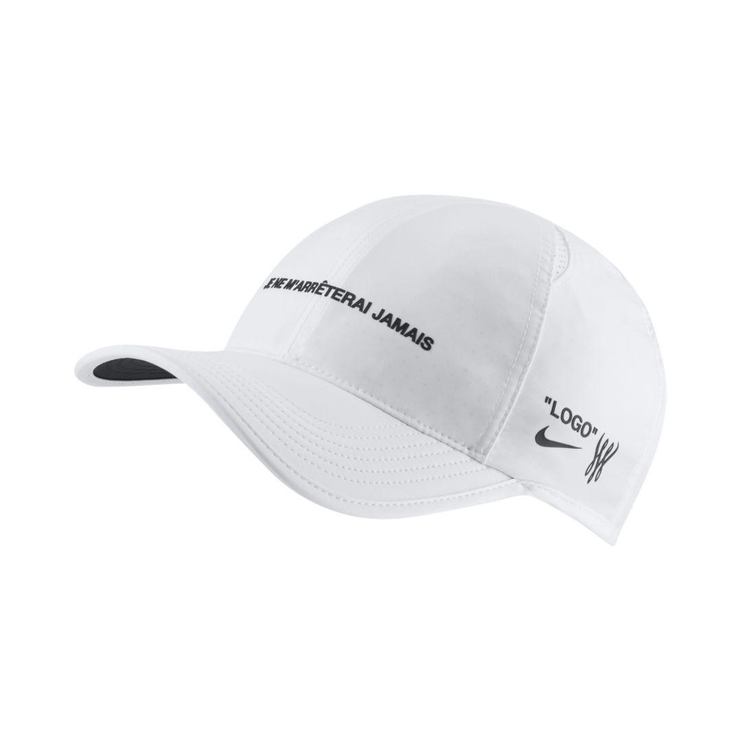 nike x virgil x serena cap white
