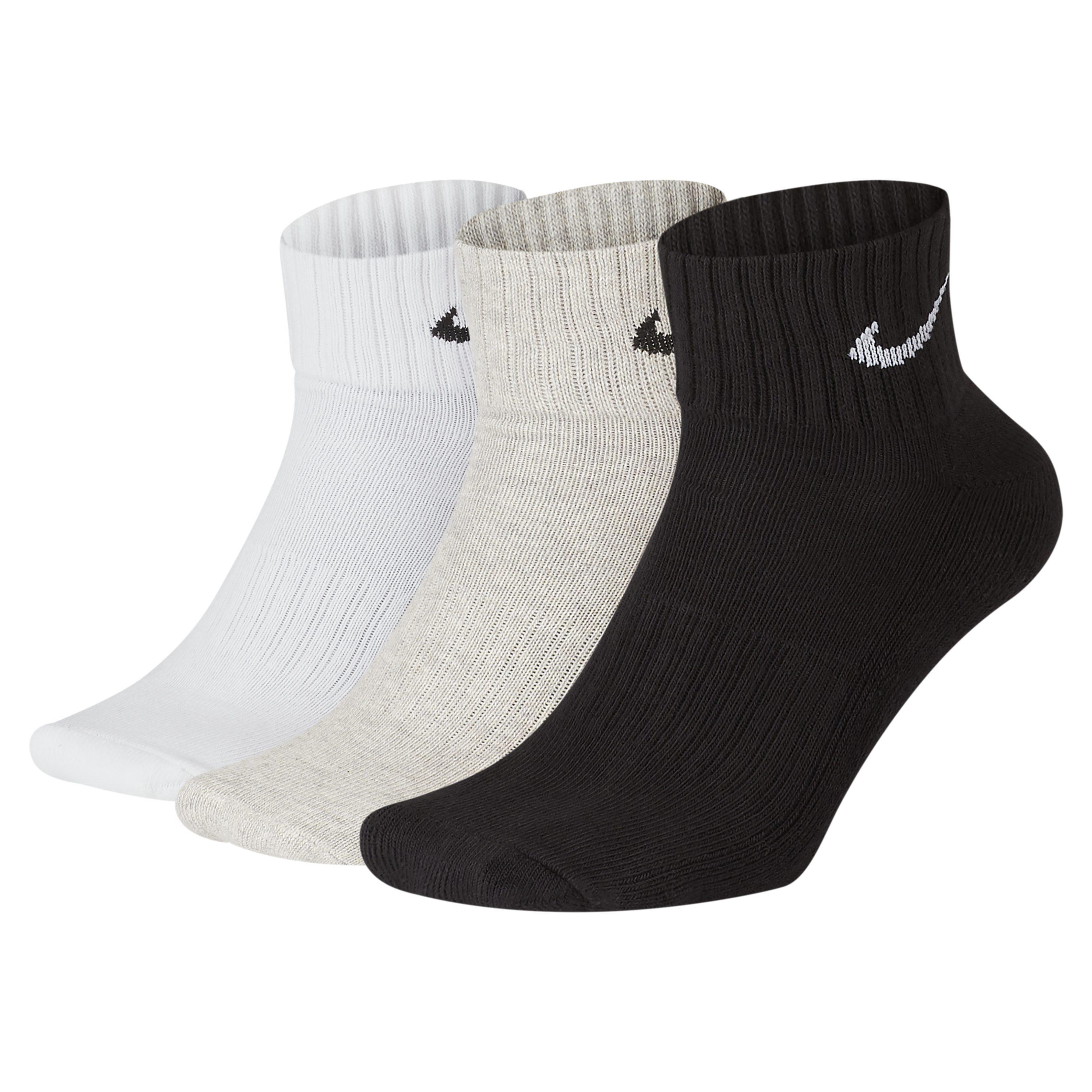 Nike Cotton Cushion Training Ankle Socks (3 Pairs) - Save 33% - Lyst