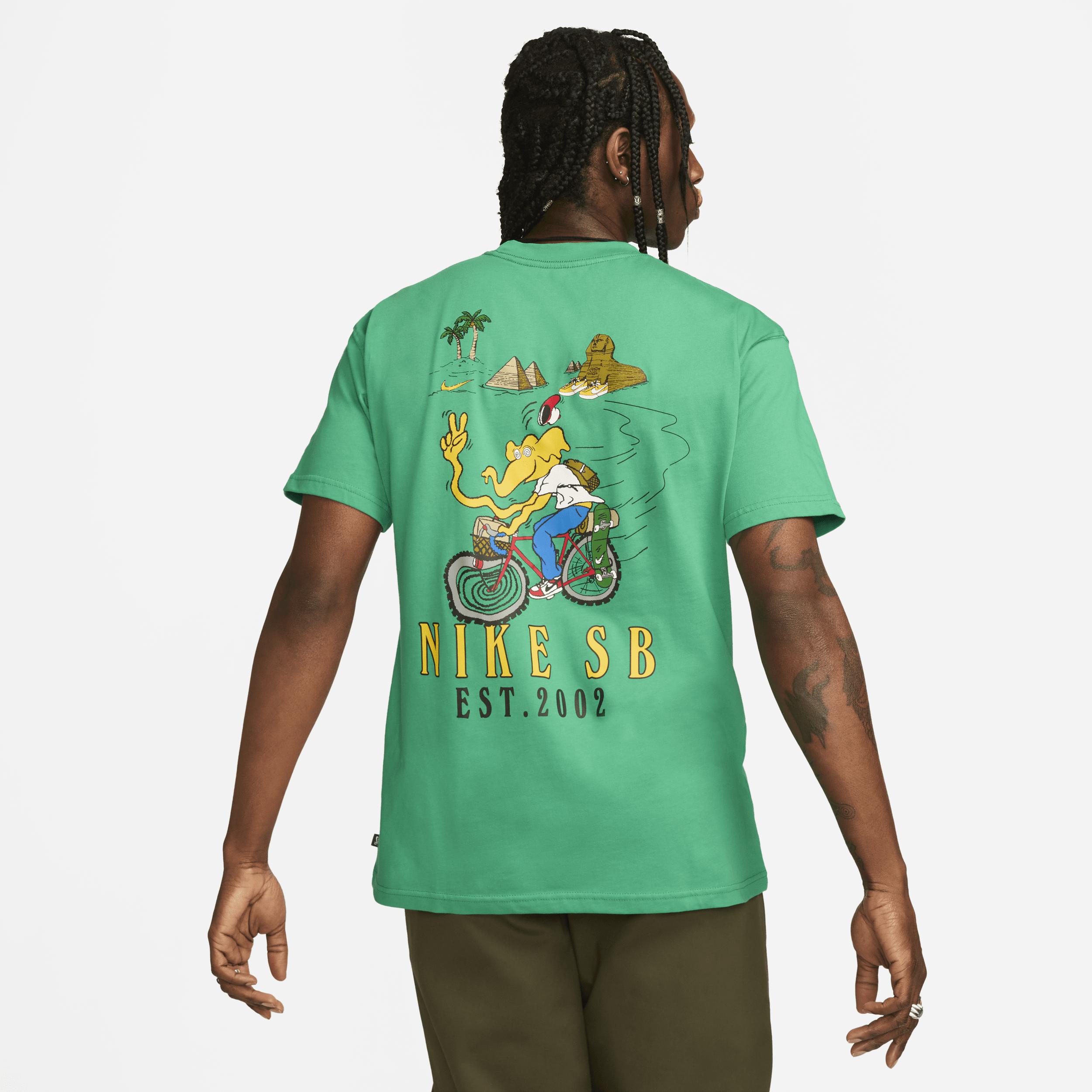Nike Sb Skate T-shirt in Green for Men | Lyst