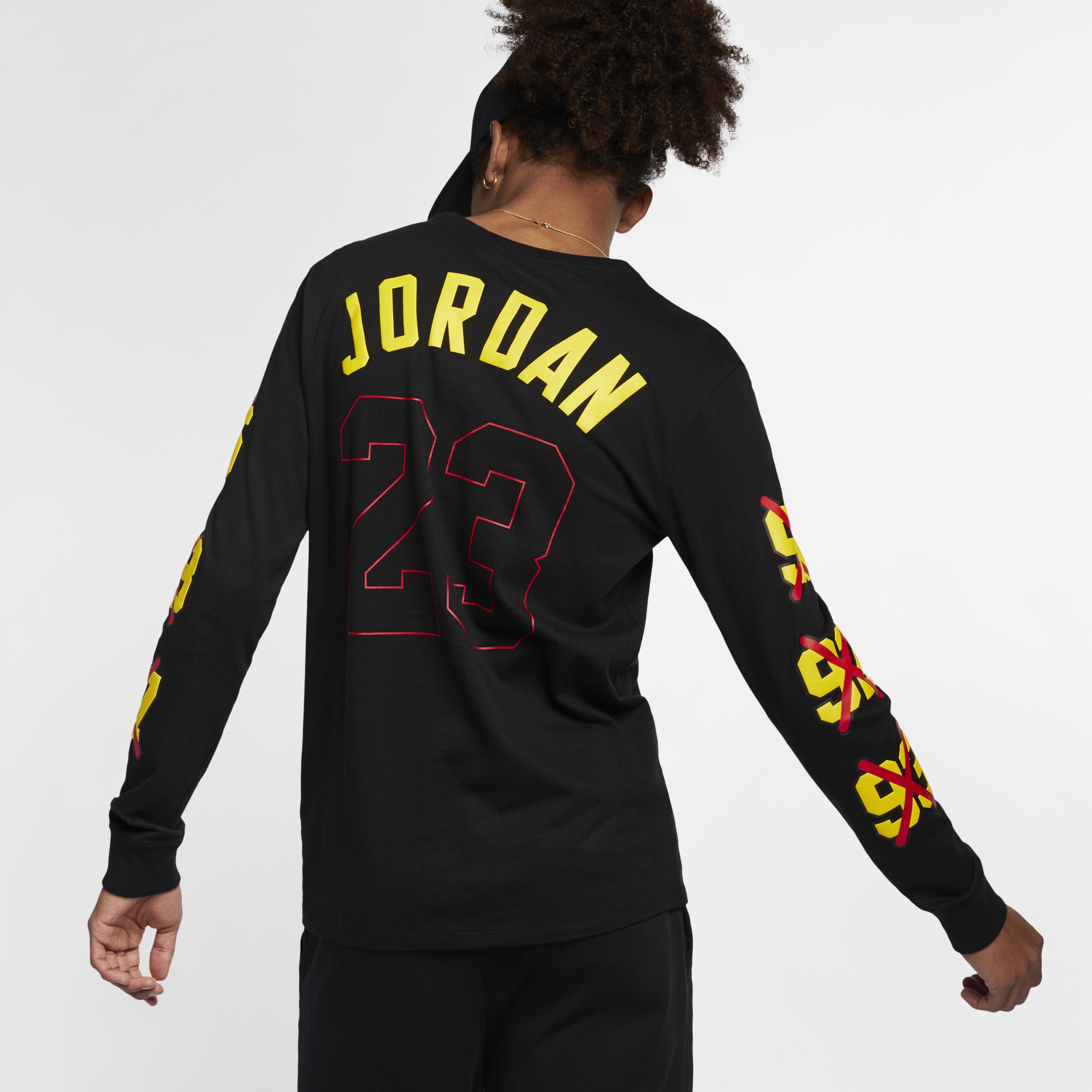 t shirt nera jordan