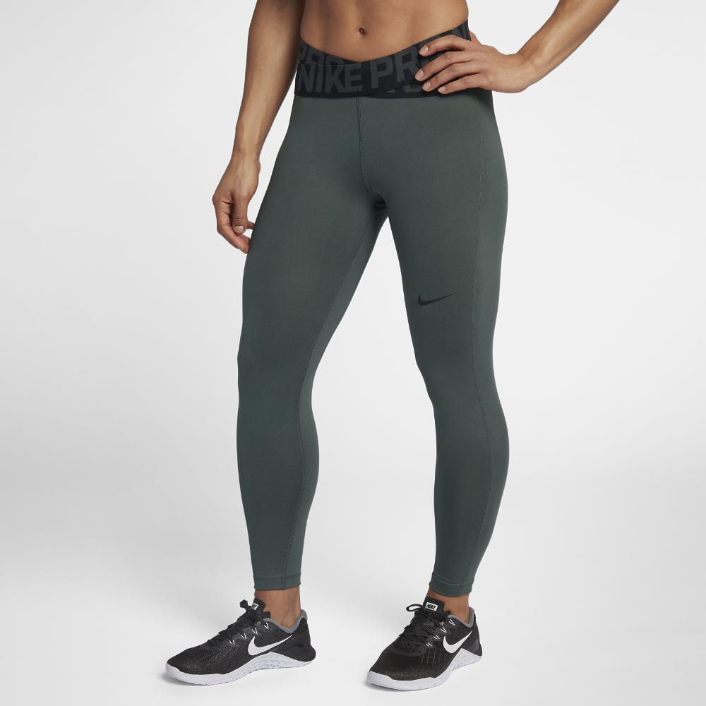 nike pro women's mid rise training crops