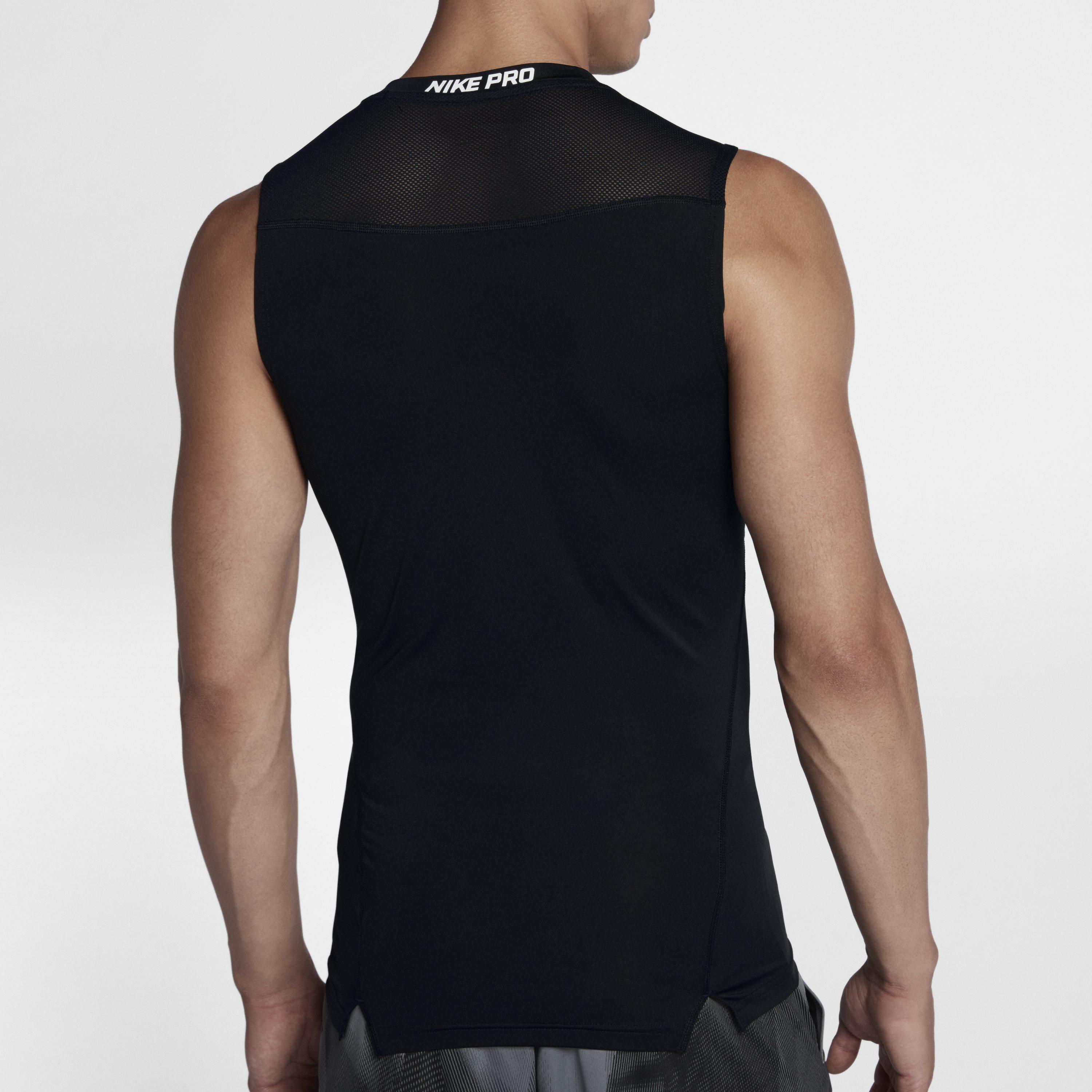 nike pro men's sleeveless training top