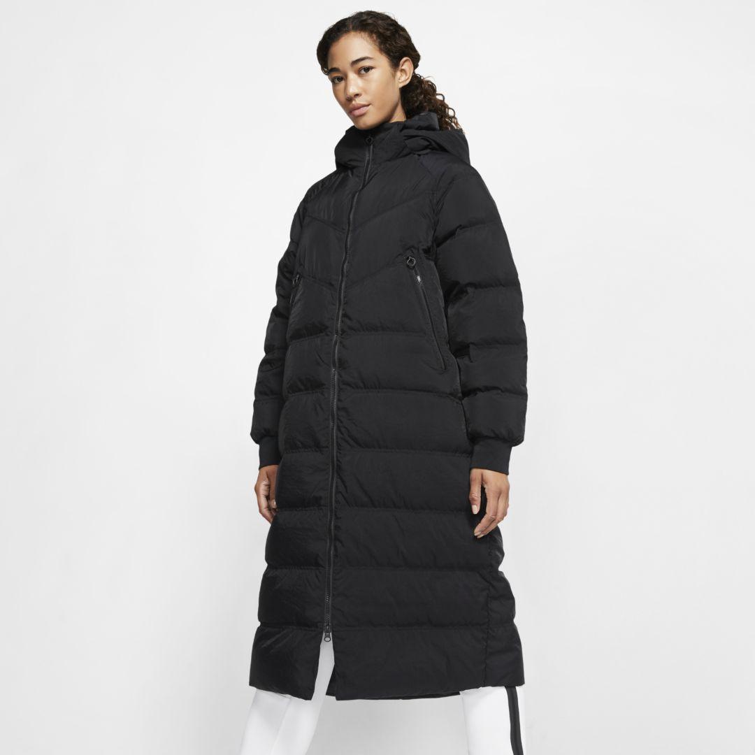 nike down fill parka womens