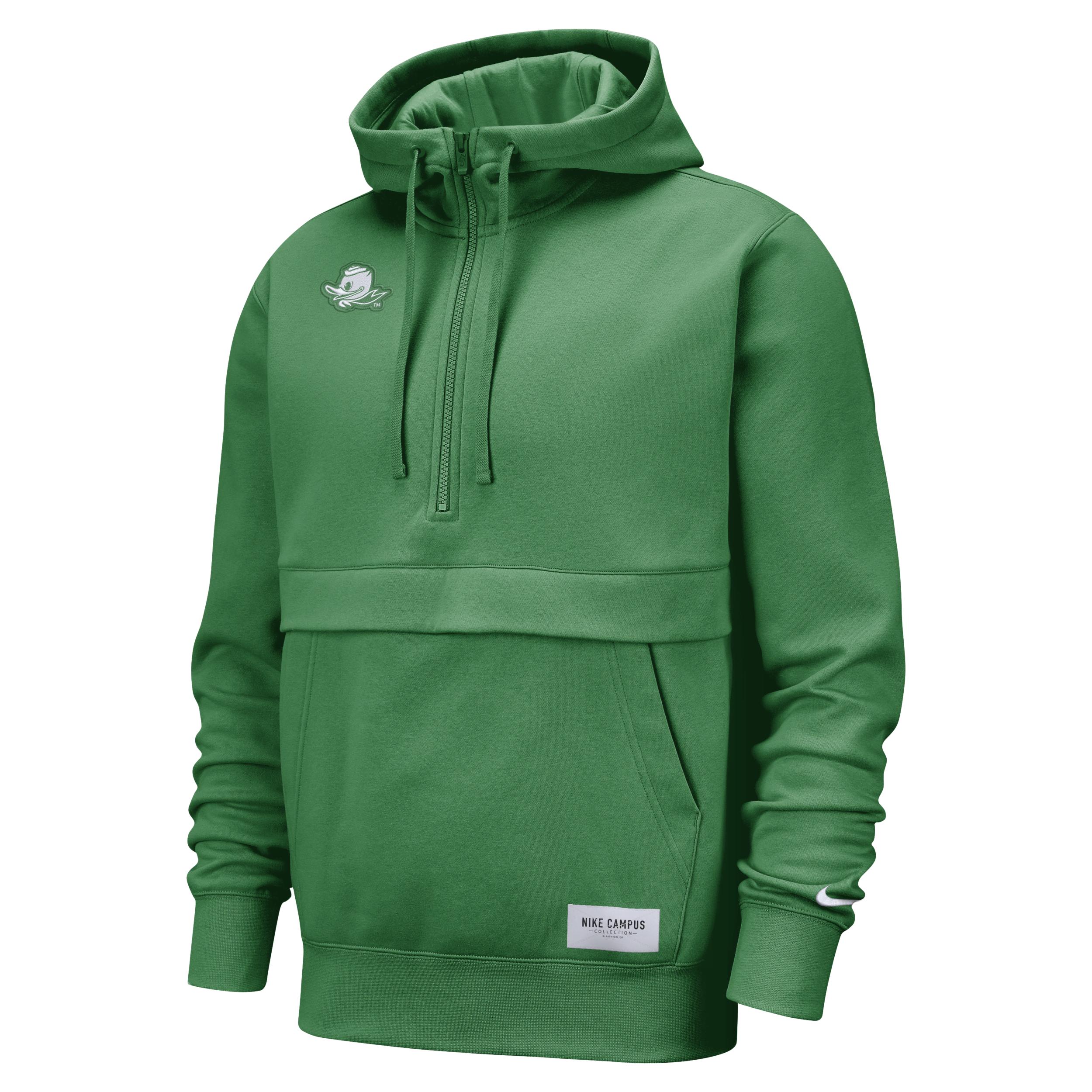 Nike College Club (oregon) 1/2-zip Hoodie In Green, for Men | Lyst