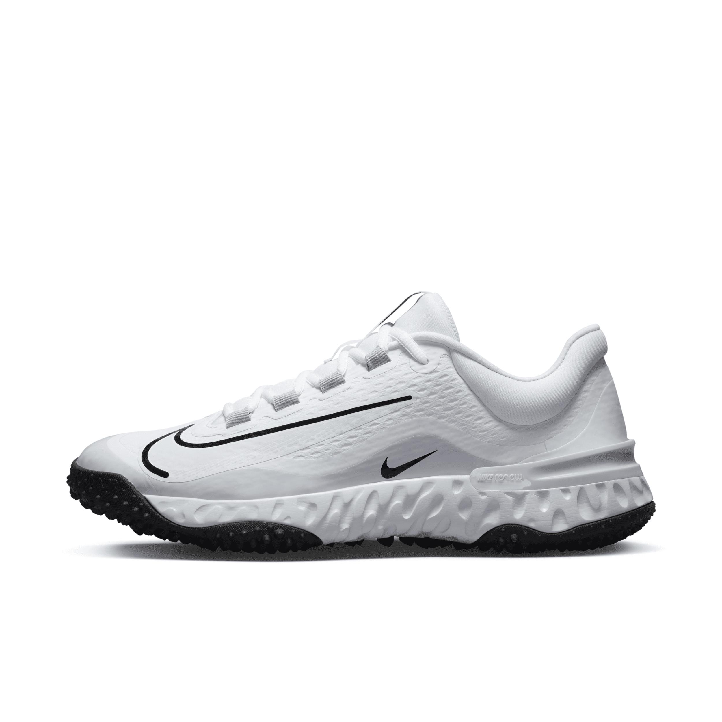 Nike Alpha Huarache Elite 4 Turf Softball Shoes In White, | Lyst