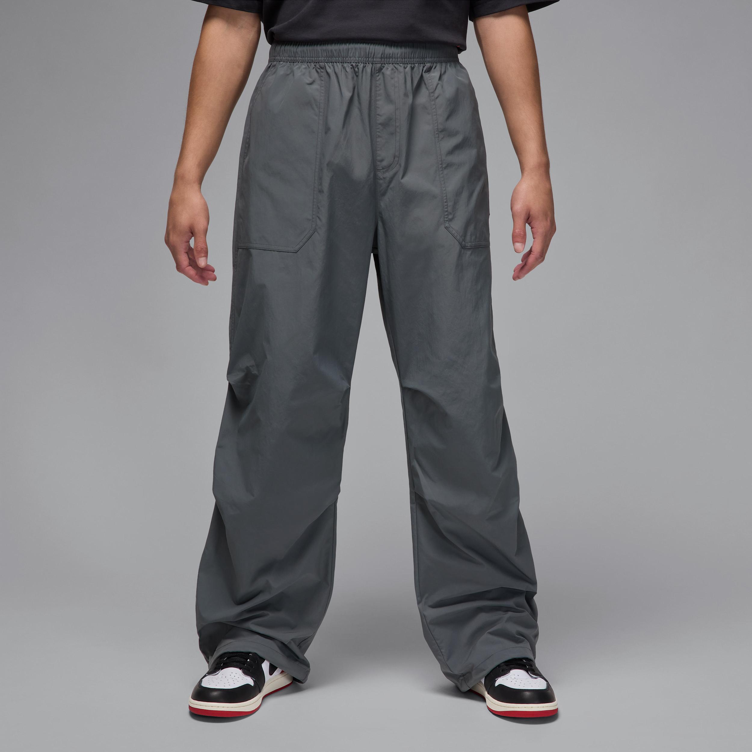 Grey nike nylon pants new arrivals