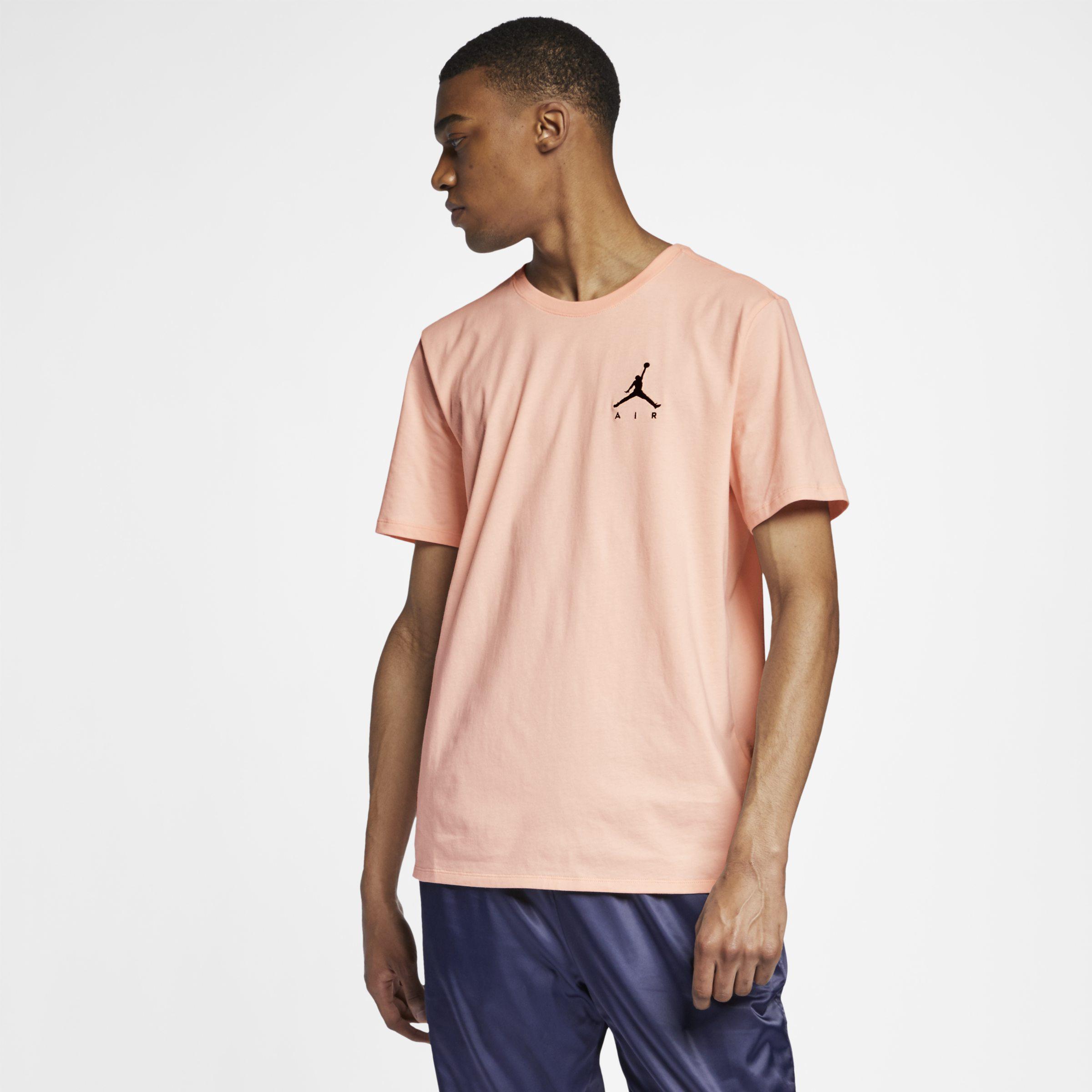 pink air jordan shirt