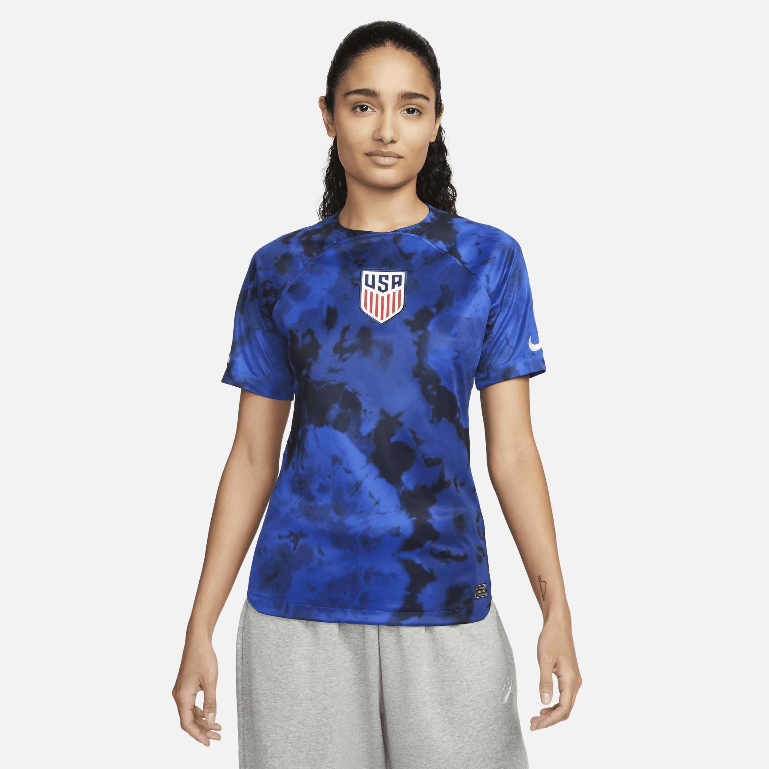 Nike Usmnt 2022/23 Stadium Away Dri-fit Soccer Jersey In Blue, | Lyst