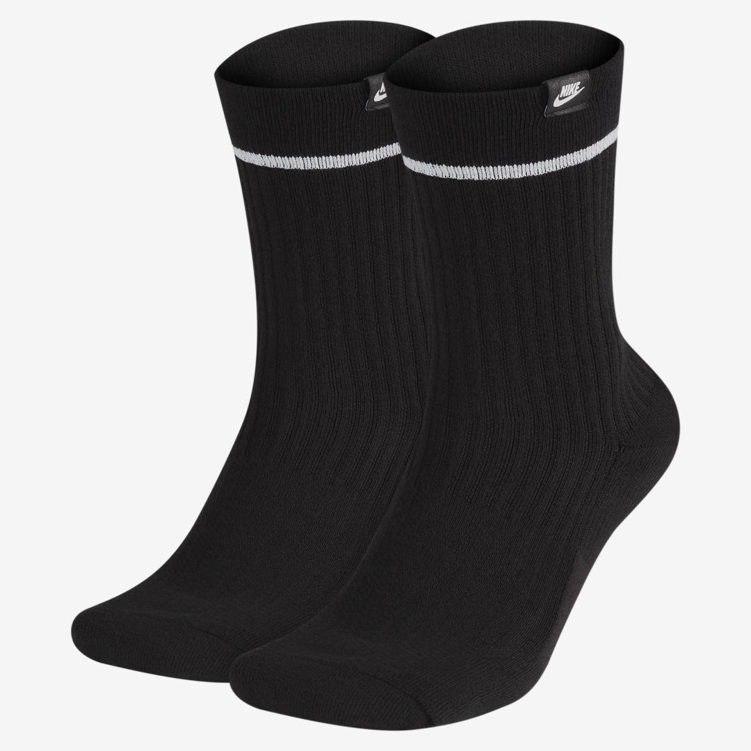 Nike Sneaker Sox Essential Crew Socks - 2 Pack in Black for Men | Lyst