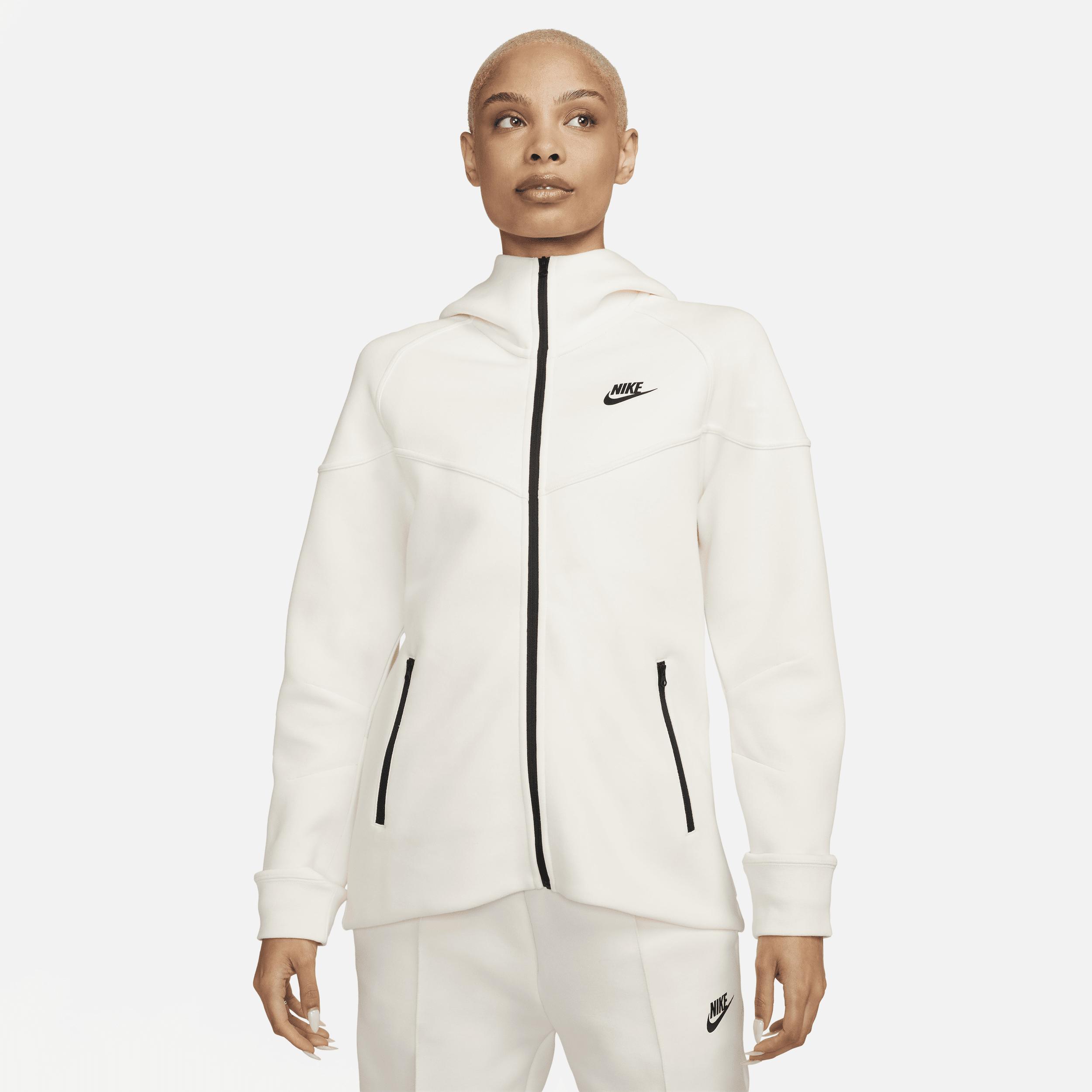 Nike Sportswear Tech Fleece Windrunner Full-zip Hoodie in Natural | Lyst