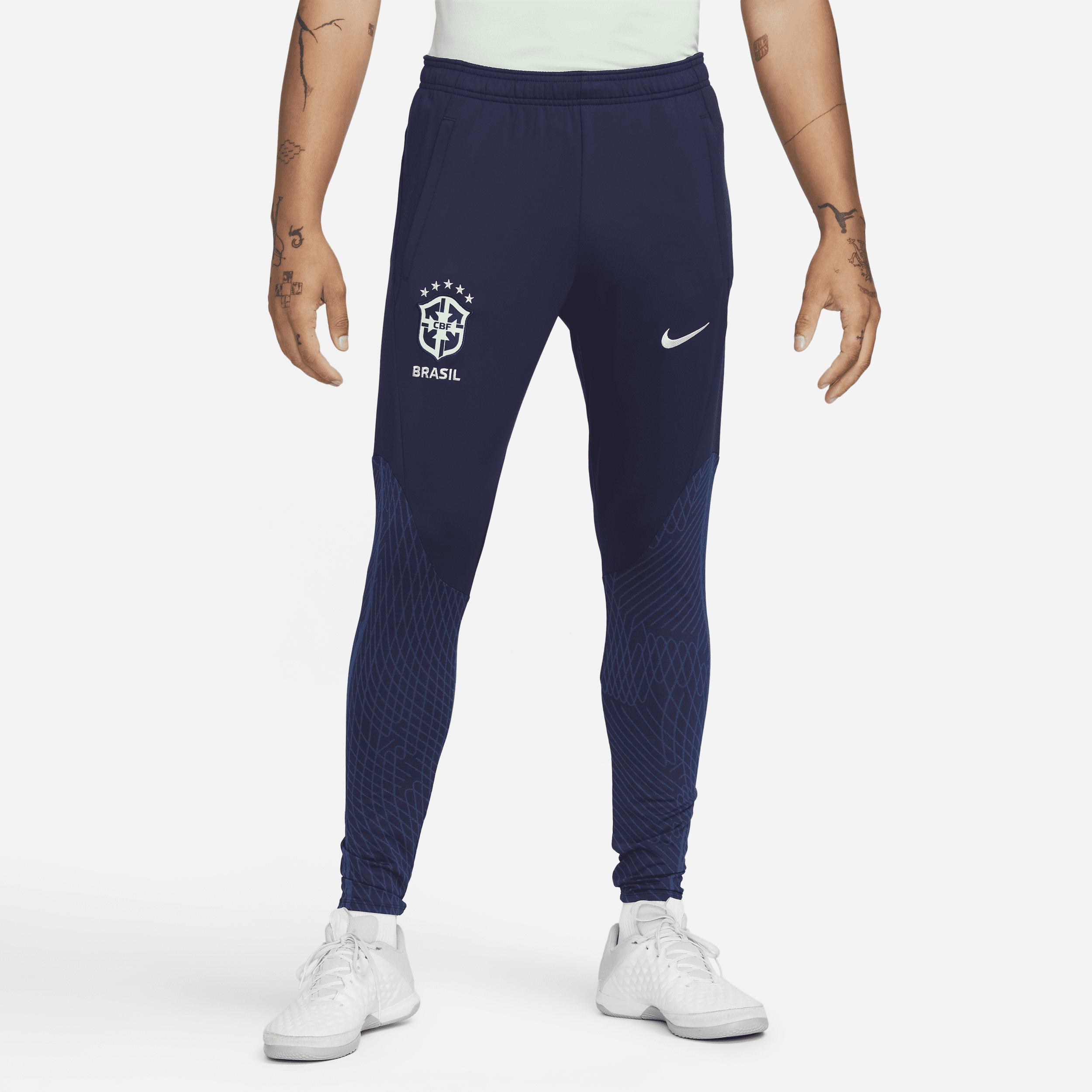 Nike Brazil Strike Dri-fit Knit Football Pants in Blue for Men | Lyst