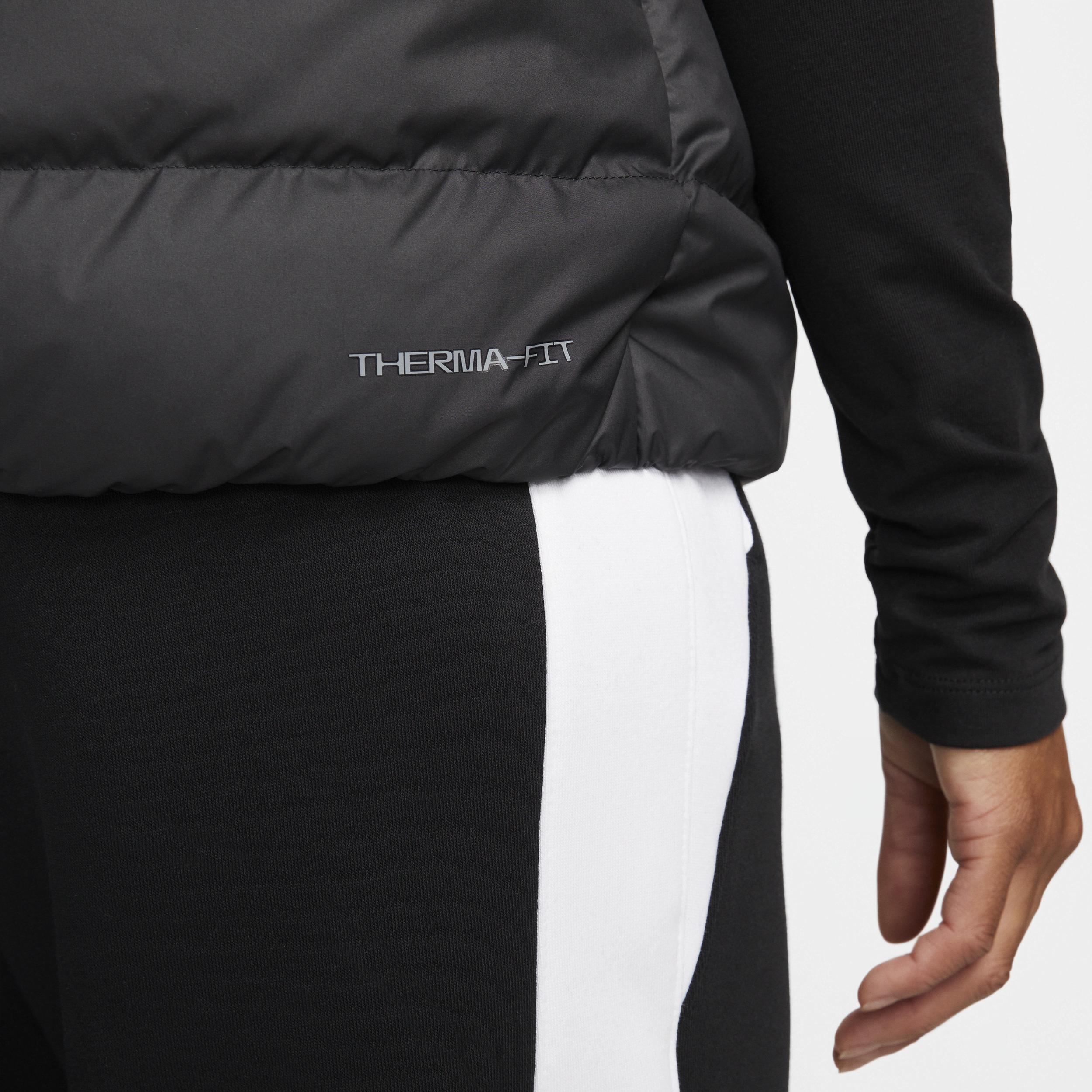 Nike Sportswear Therma-fit Windrunner Down Vest in Black | Lyst
