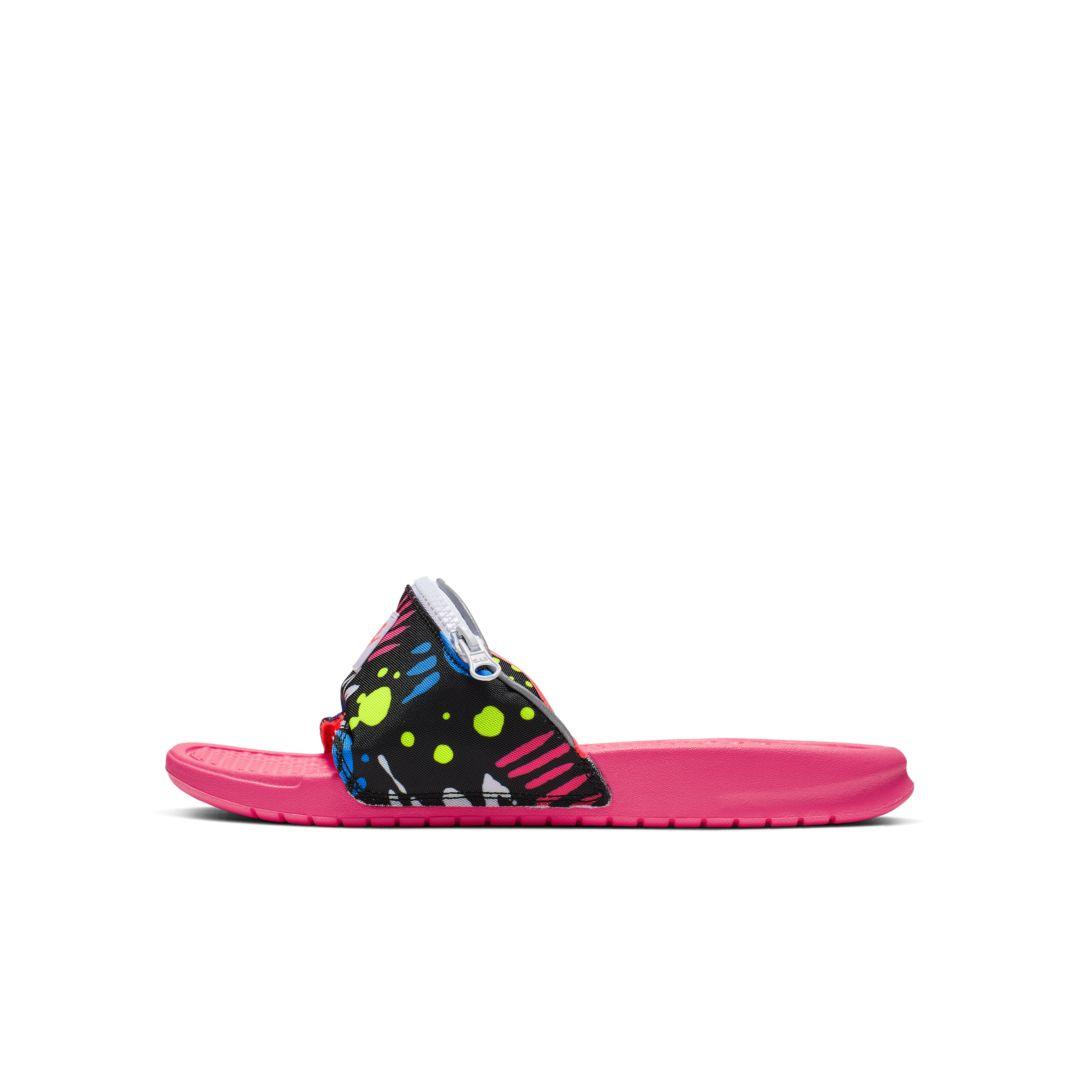 braided wide fit slide sandals
