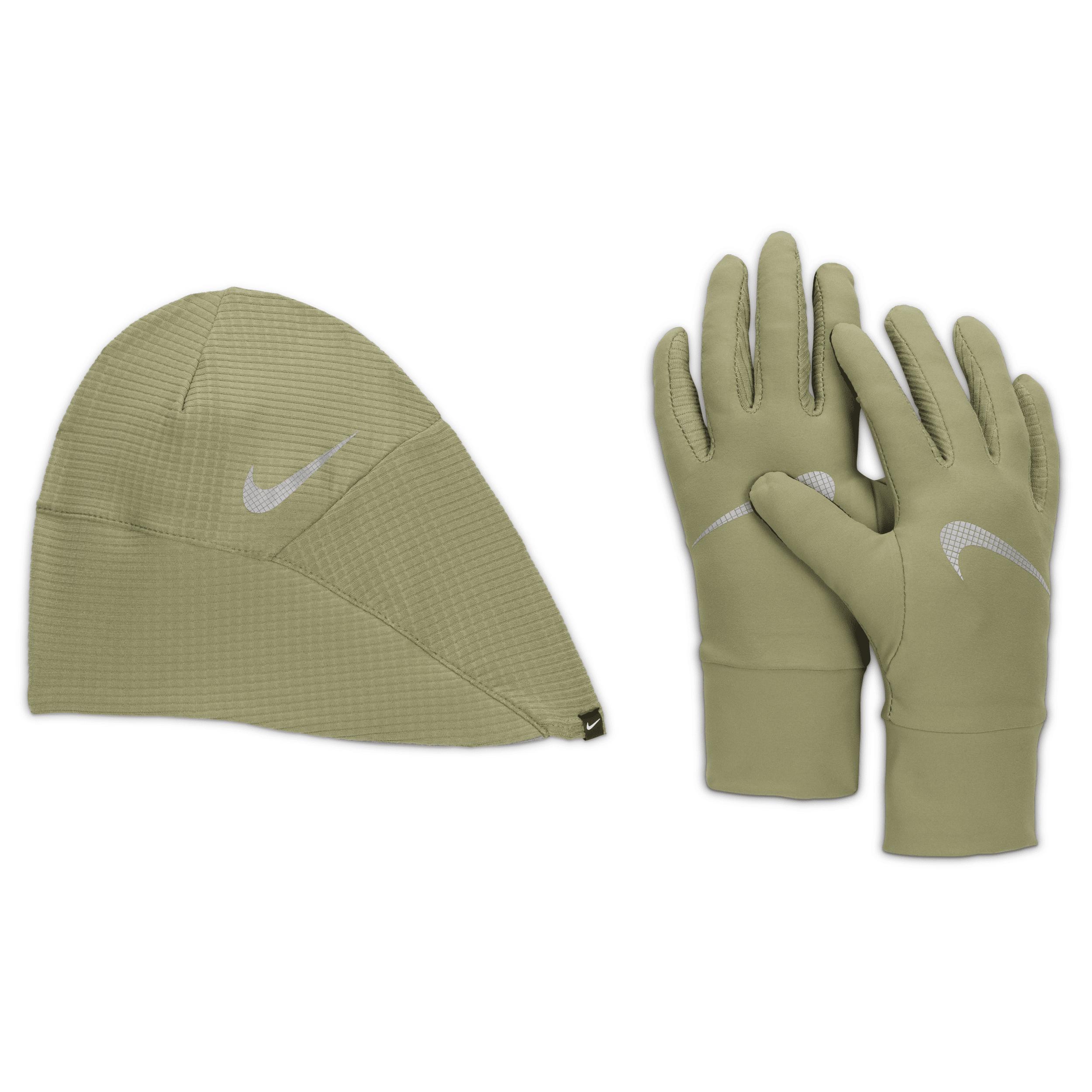 Nike Essential Running Hat And Glove Set in Green Lyst