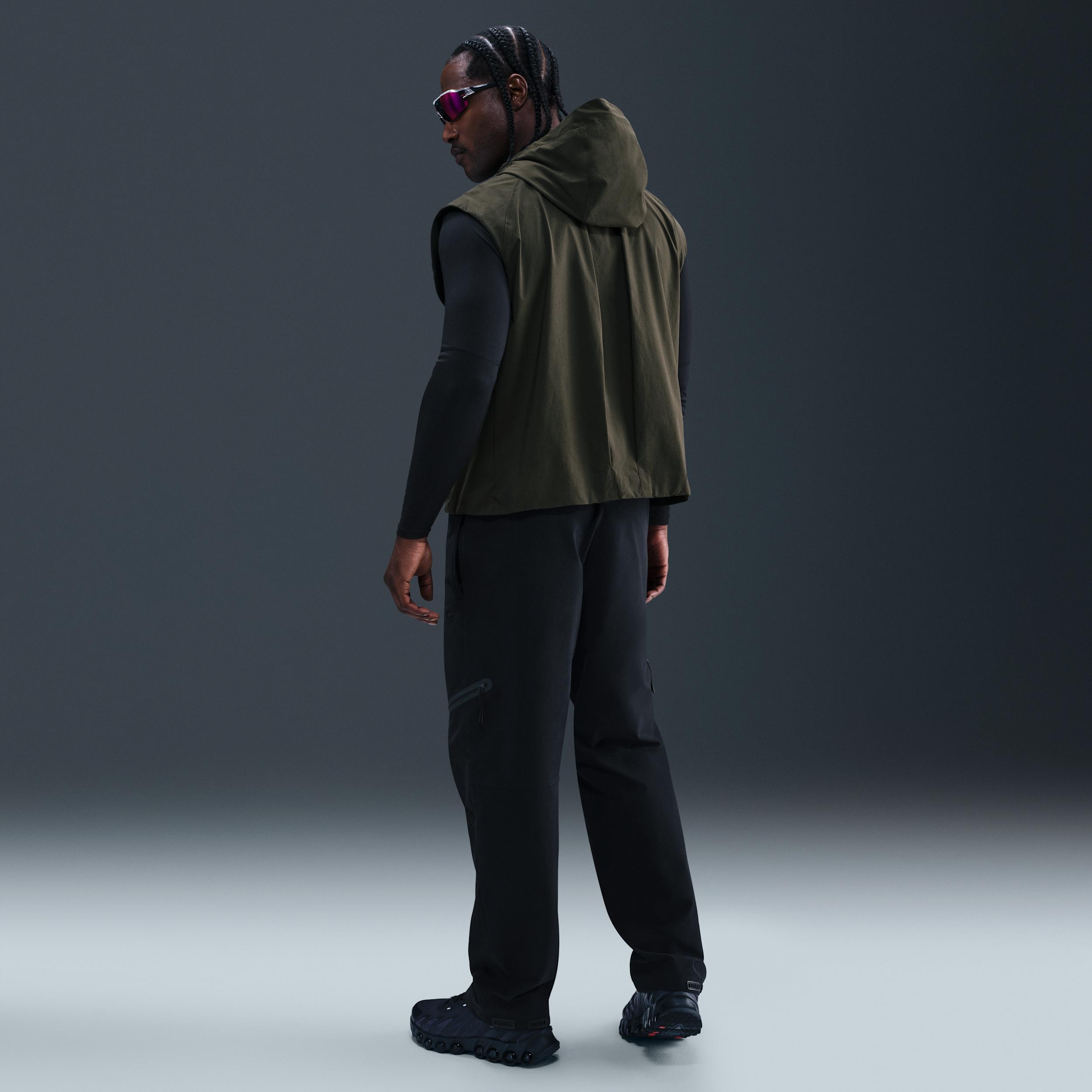 Nike Tech Dri-Fit Woven Windrunner Vest in Blue for Men | Lyst