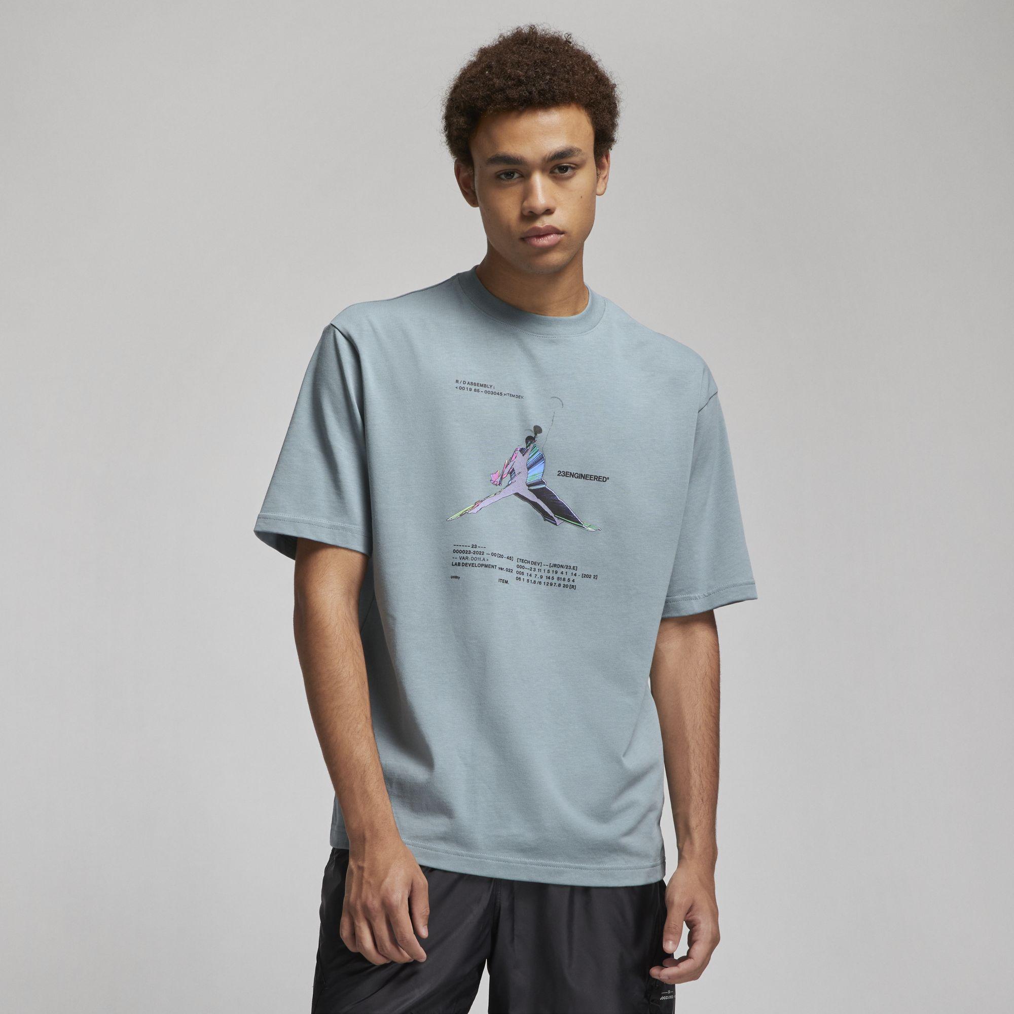 Nike Jordan 23 Engineered Graphic T-shirt In Grey, in Blue for Men | Lyst