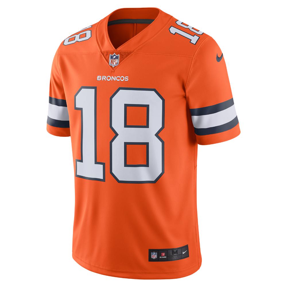 Nike Synthetic Nfl Denver Broncos Color Rush Limited (peyton Manning ...