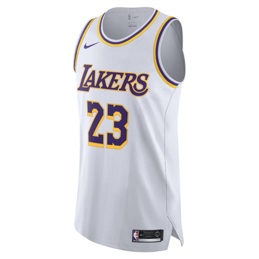 Nike Lebron James Association Edition Authentic (los Angeles Lakers ...