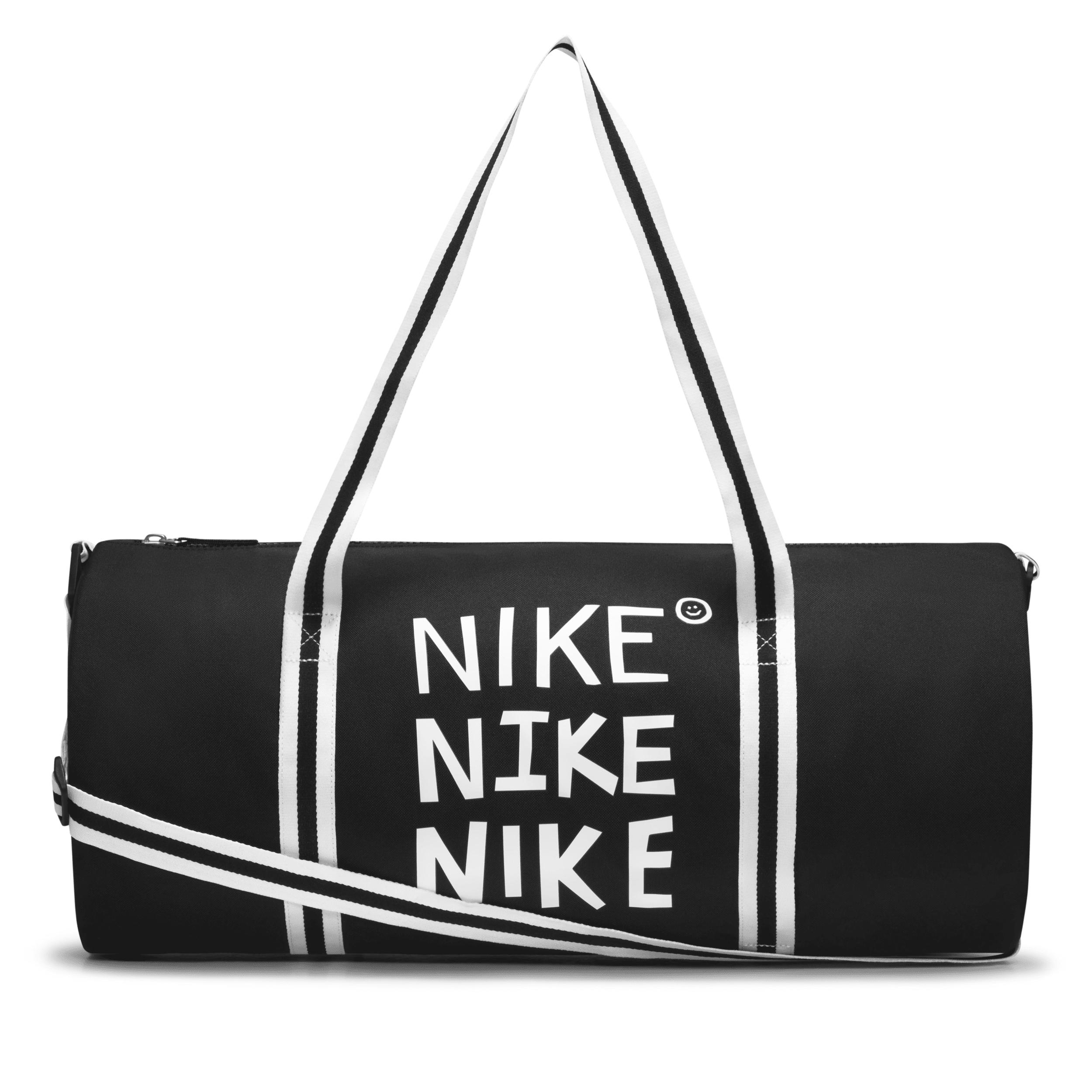 Nike Heritage Duffel Bag (30l) in Black | Lyst