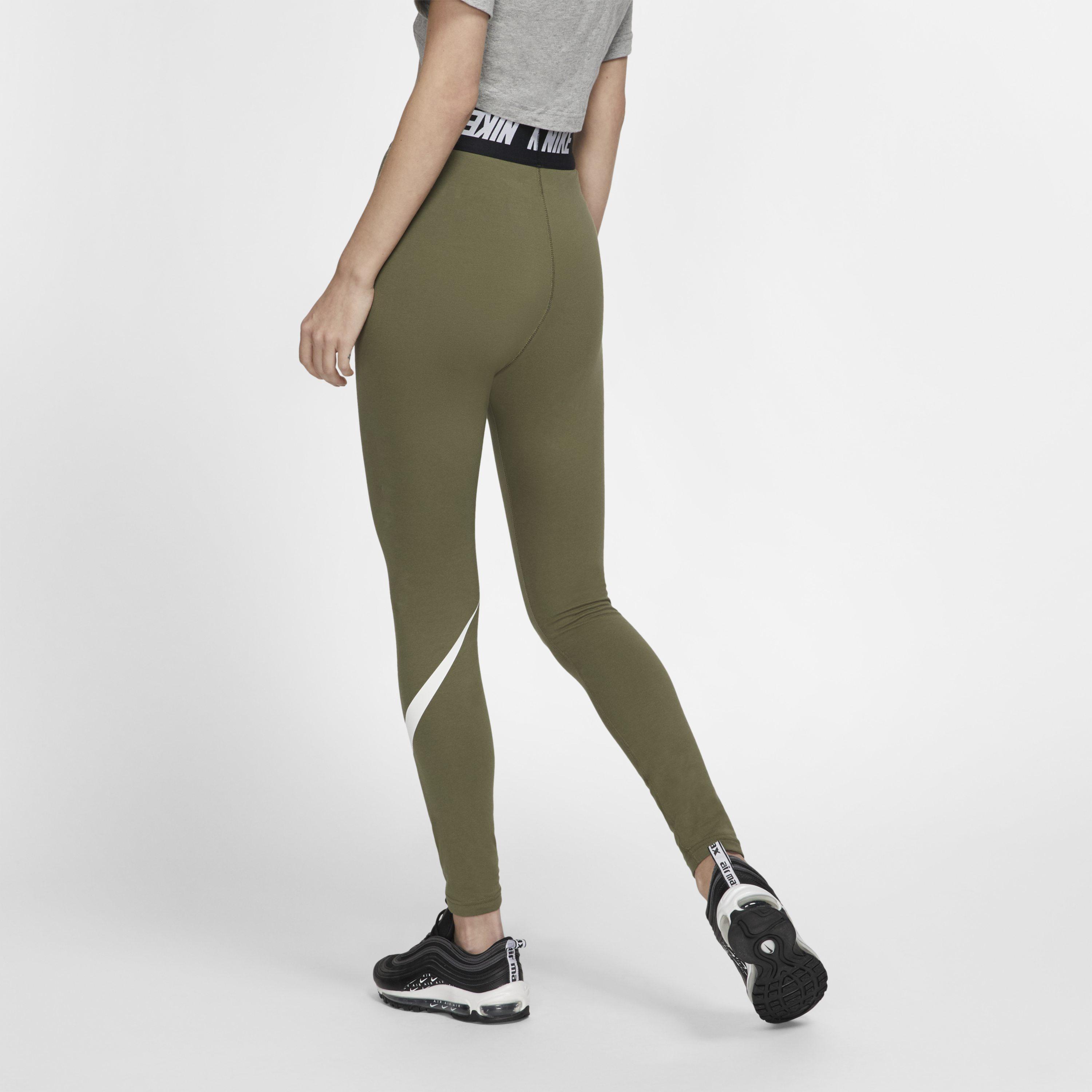 nike air olive green leggings