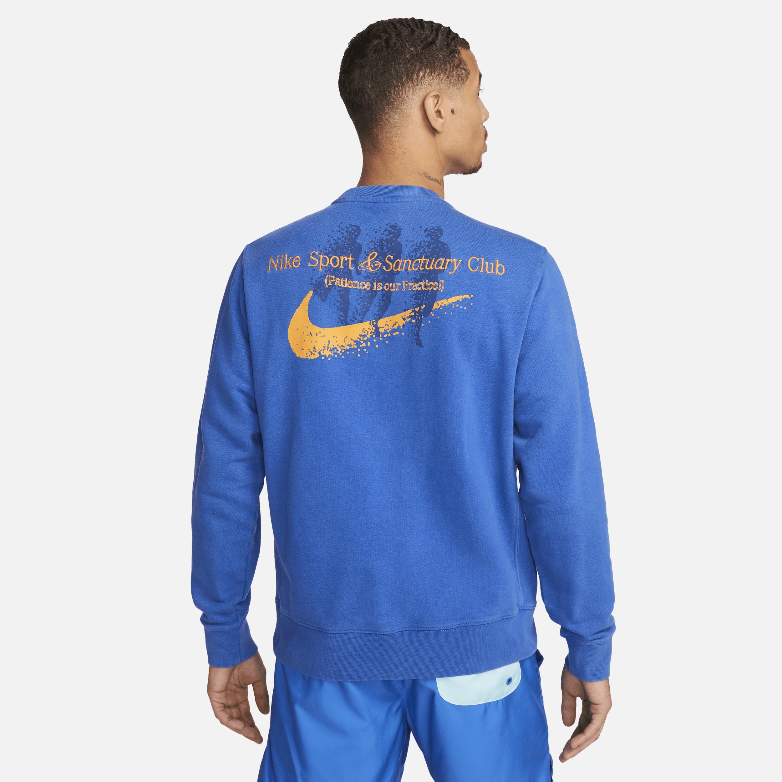 kaskade Fruity kardinal Nike Sportswear Club Fleece French Terry Sweatshirt in Blue for Men | Lyst