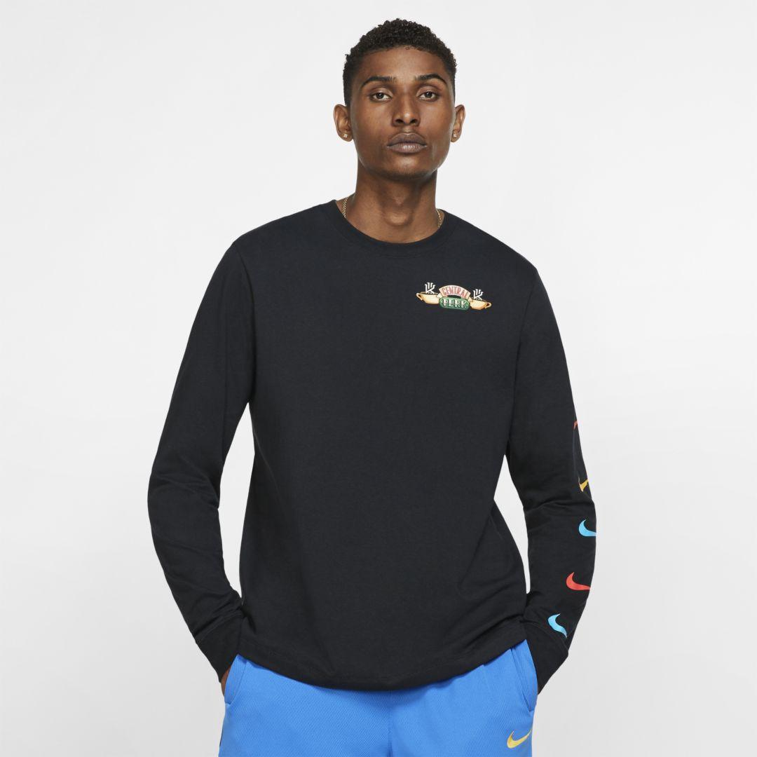 Nike Cotton "kyrie ""friends"" Long-sleeve Basketball T-shirt in Black for  Men - Lyst