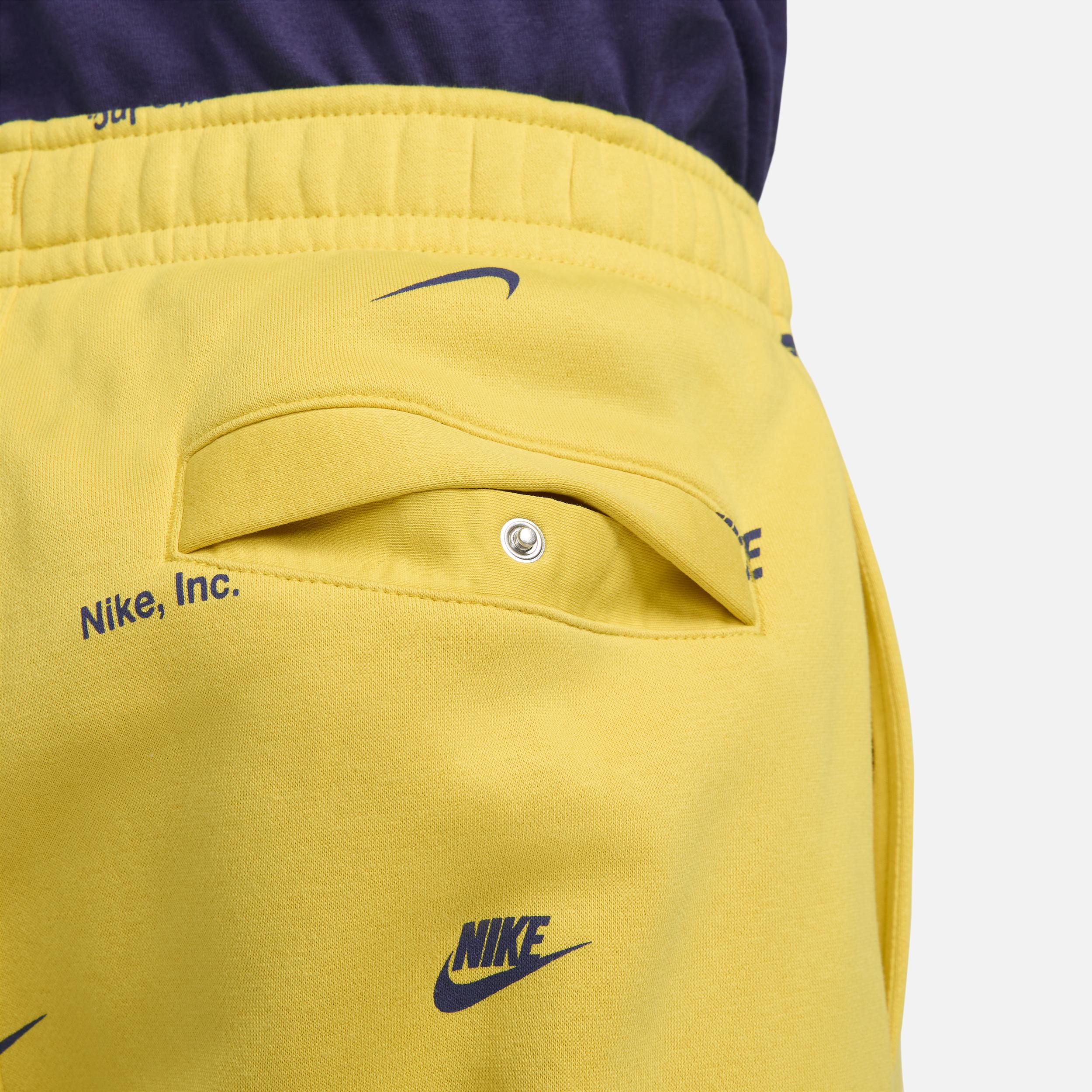 Men's nike sportswear allover print tech fleece jogger pants deals