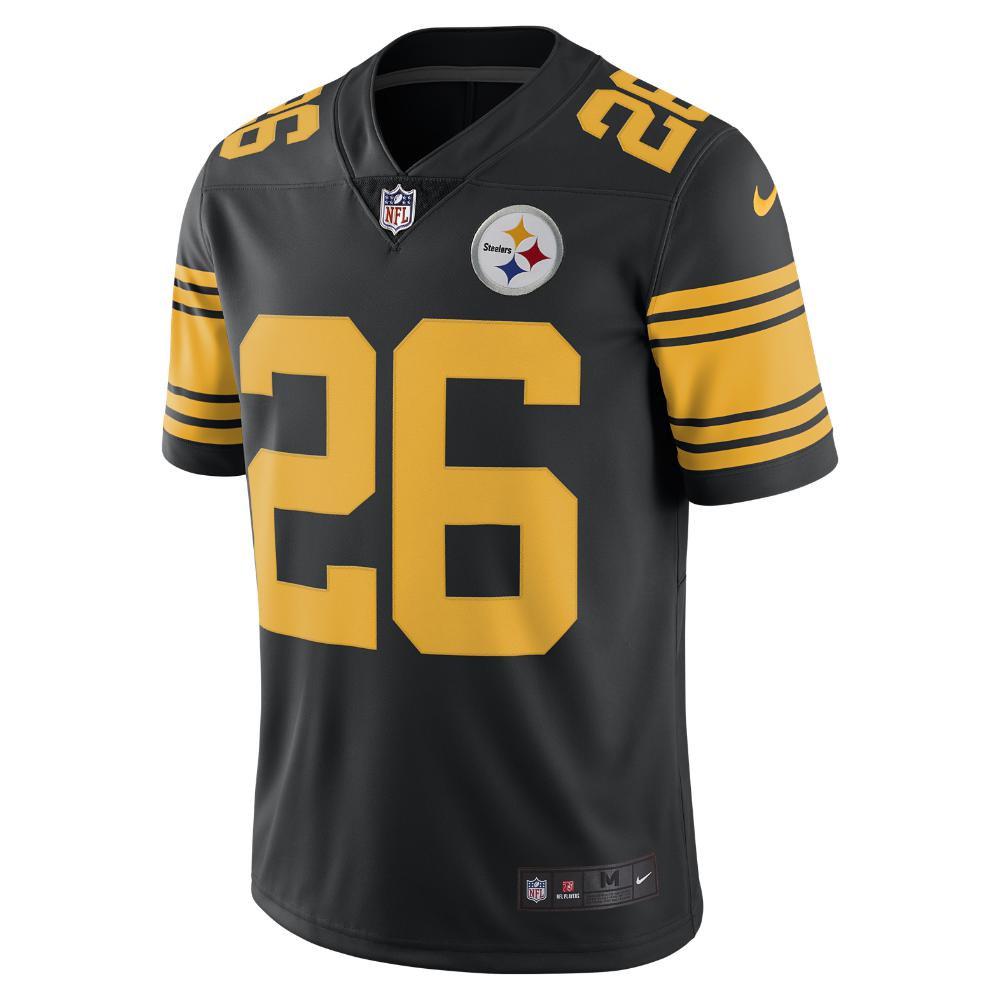 Nike Synthetic Nfl Pittsburgh Steelers Color Rush Limited (le'veon Bell ...