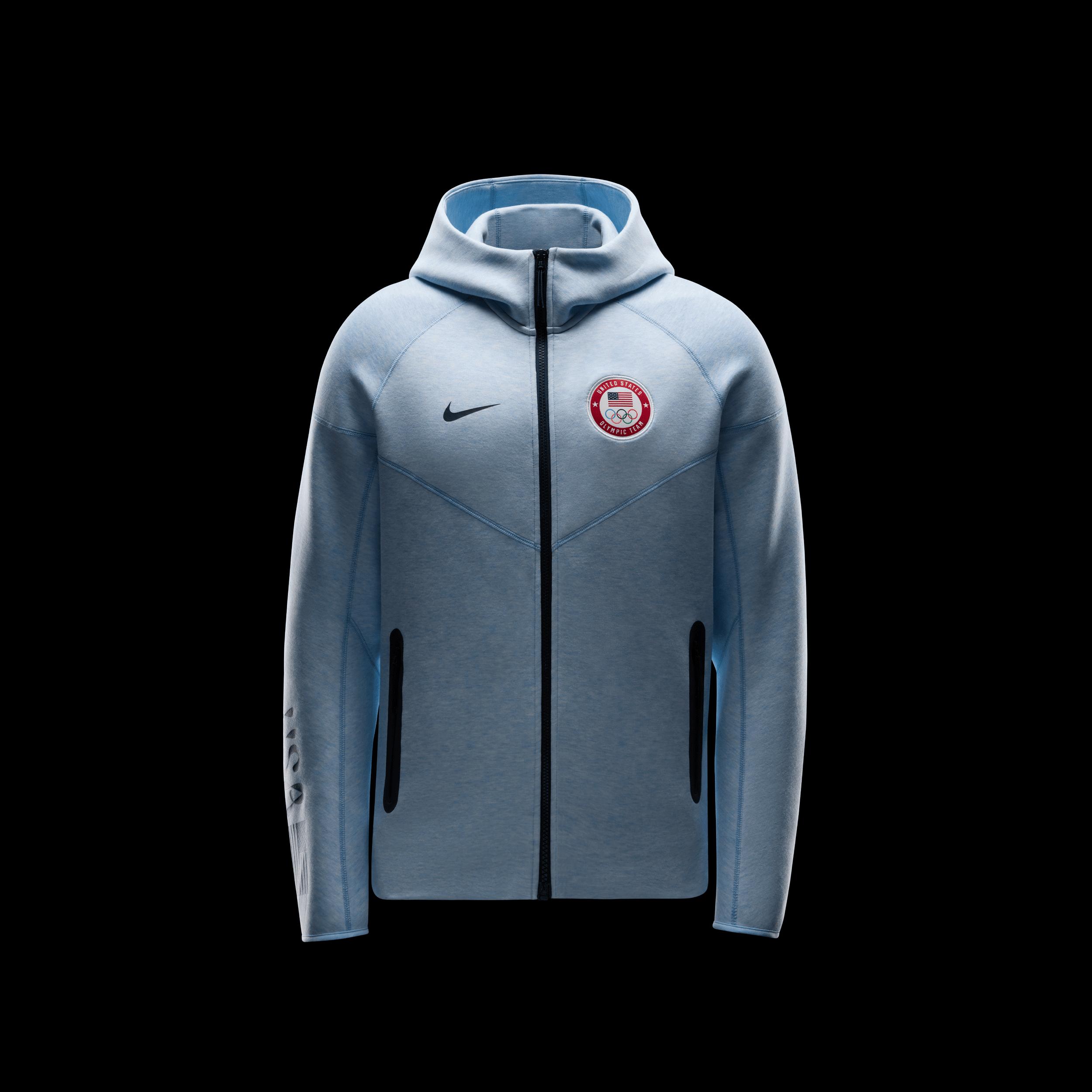 Nike Team Usa Tech Fleece Windrunner Full zip Hoodie in Blue for Men Lyst