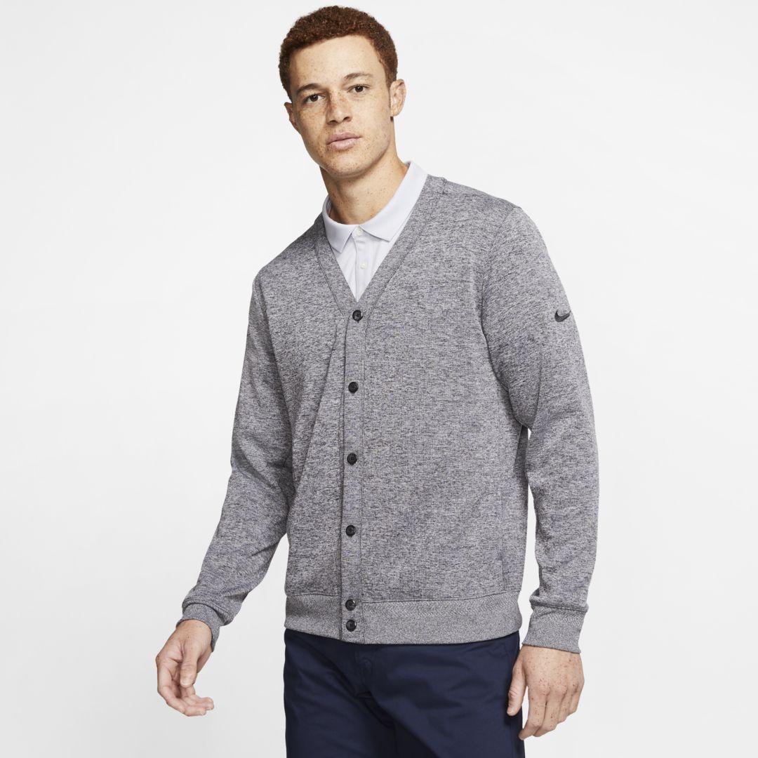black nike cardigan