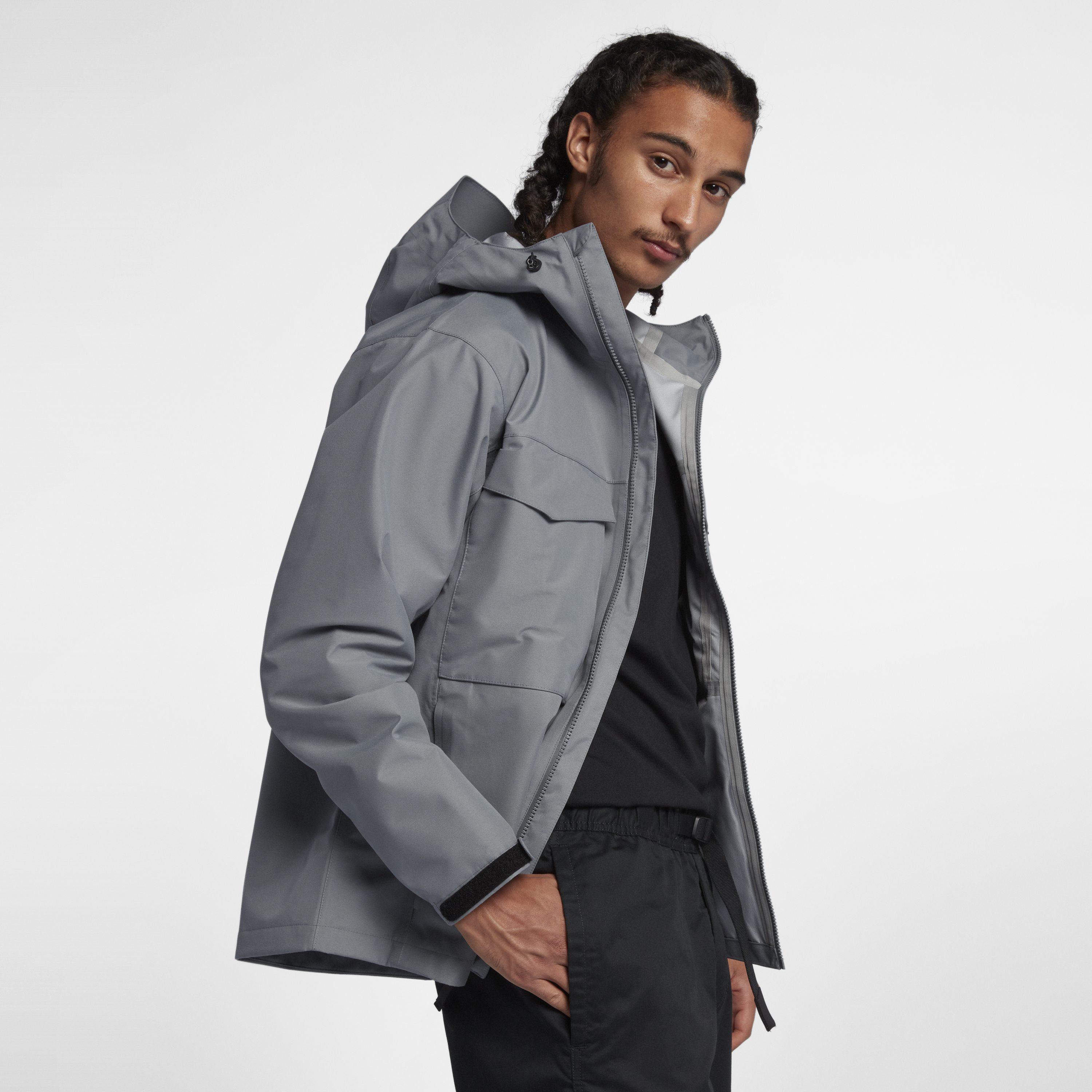 Nike Lab Collection Wet Reveal Jacket in Grey for Men | Lyst UK