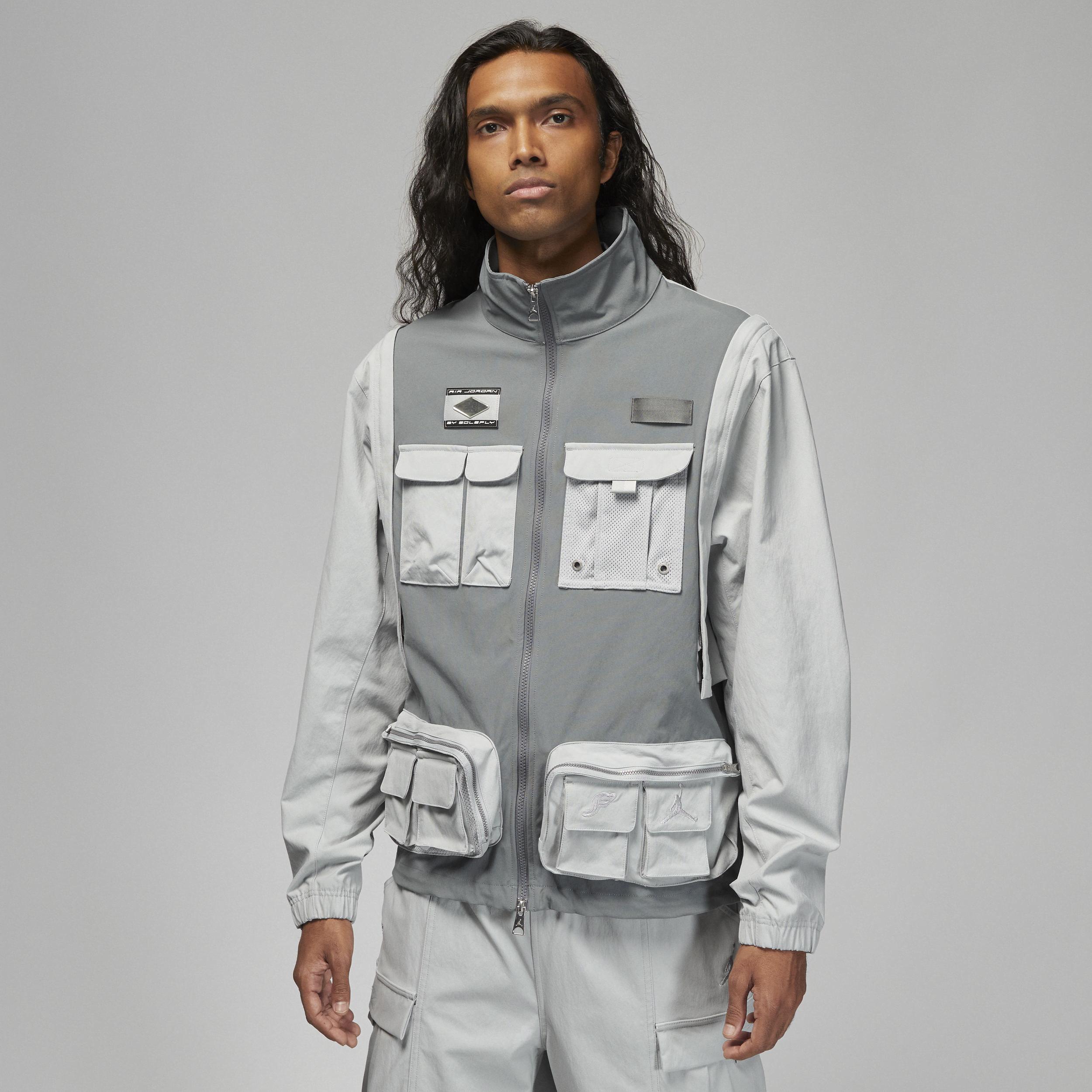 Nike Jordan X Solefly Jacket In Grey, in Gray for Men Lyst
