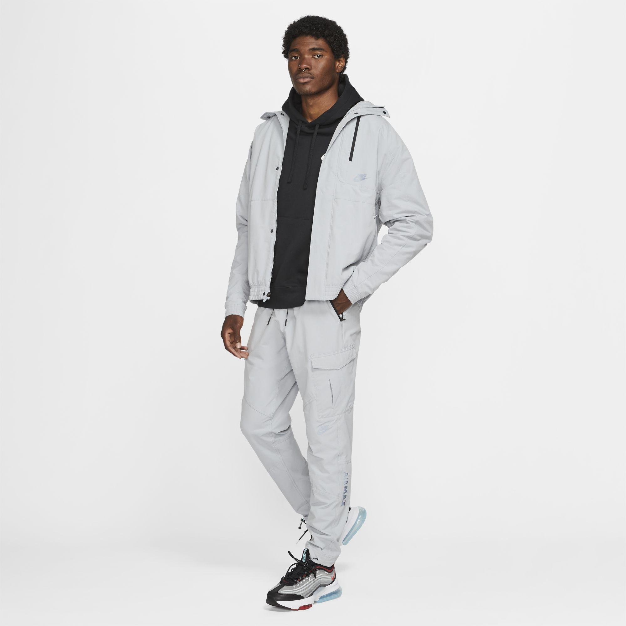 Nike Air Max Woven Cargo Trousers Grey in Grey for Men | Lyst UK
