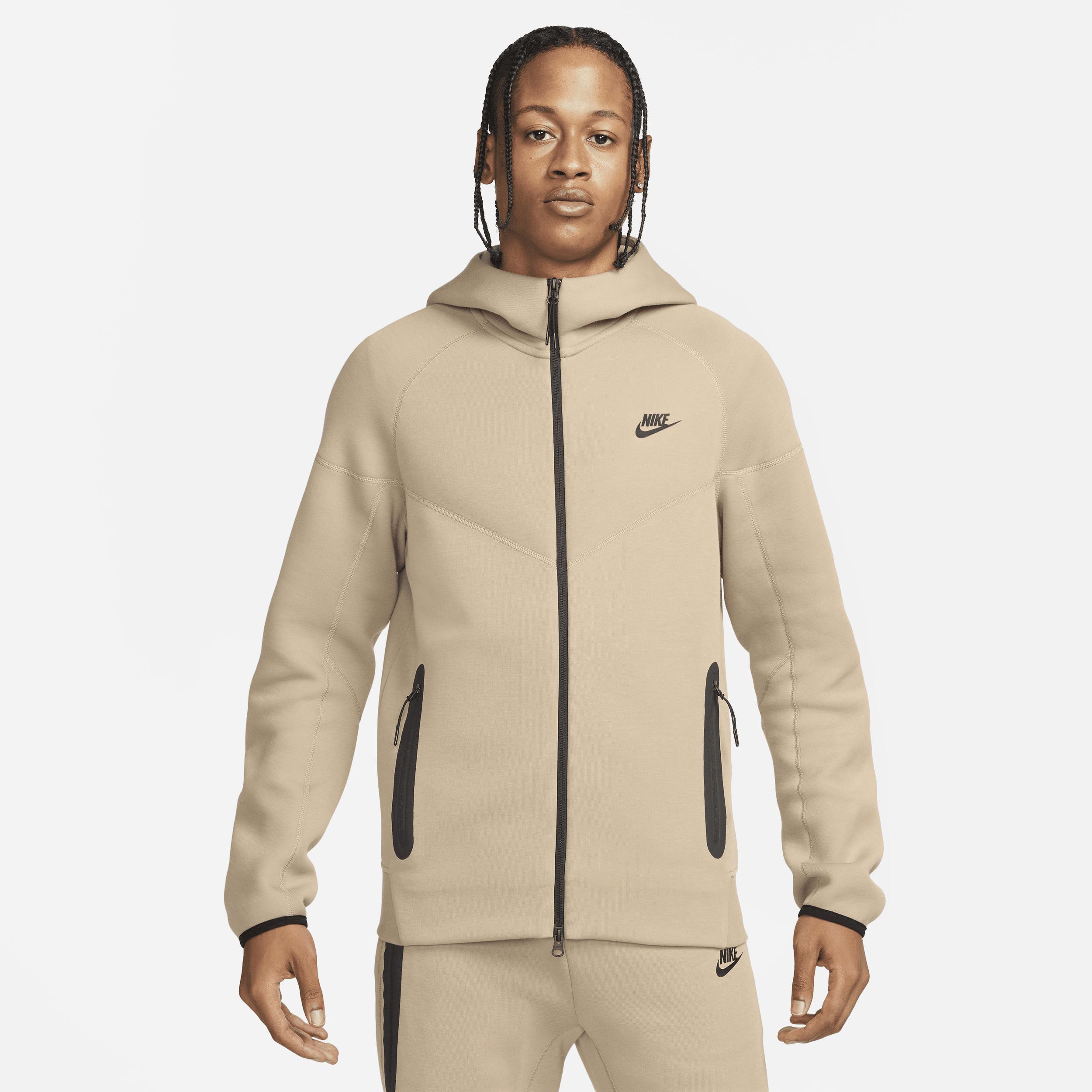 Nike Sportswear Tech Fleece Windrunner Full-zip Hoodie in Natural for Men |  Lyst