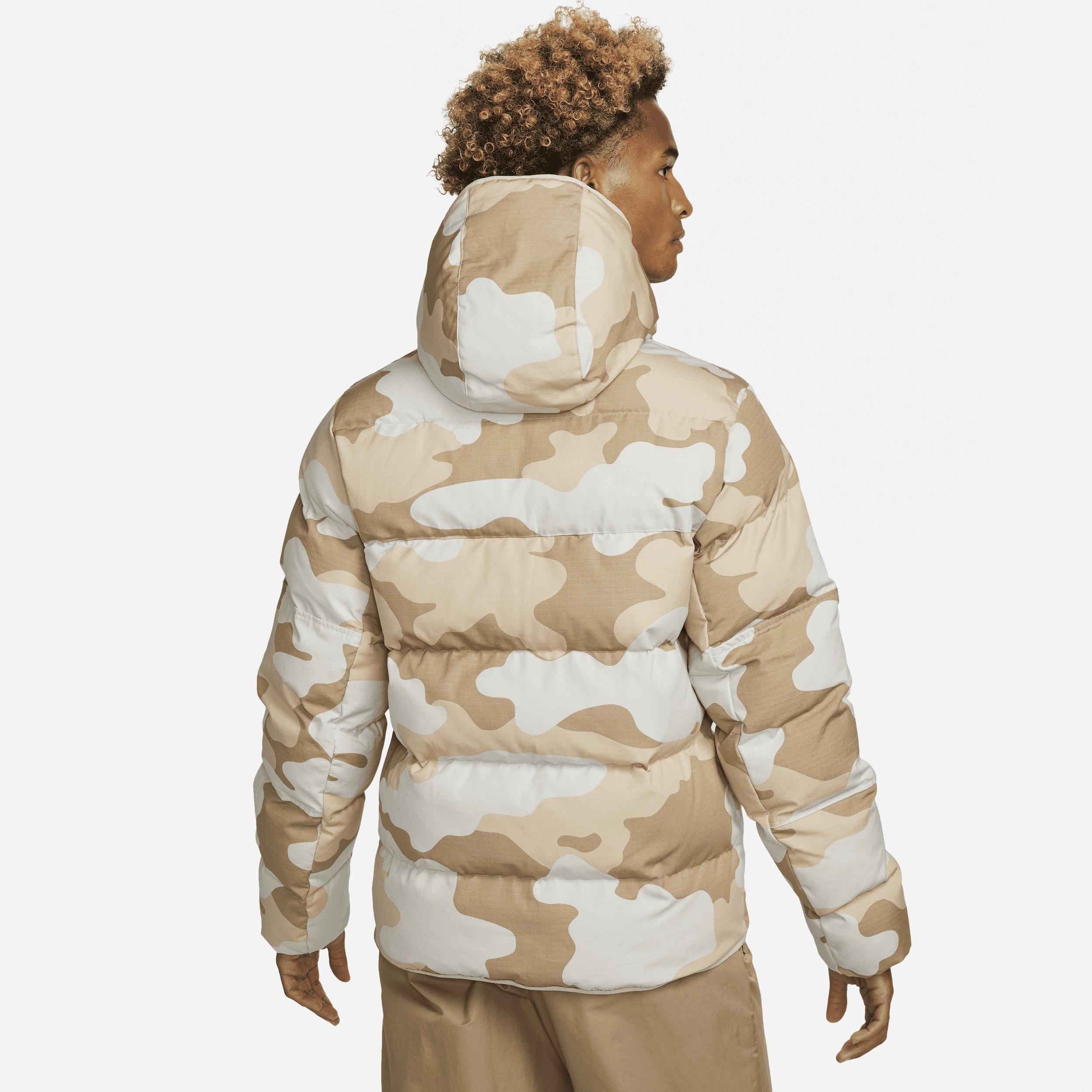 Nike Sportswear Therma-fit Windrunner Insulated Hooded Camo Jacket In Grey,  in Gray for Men | Lyst