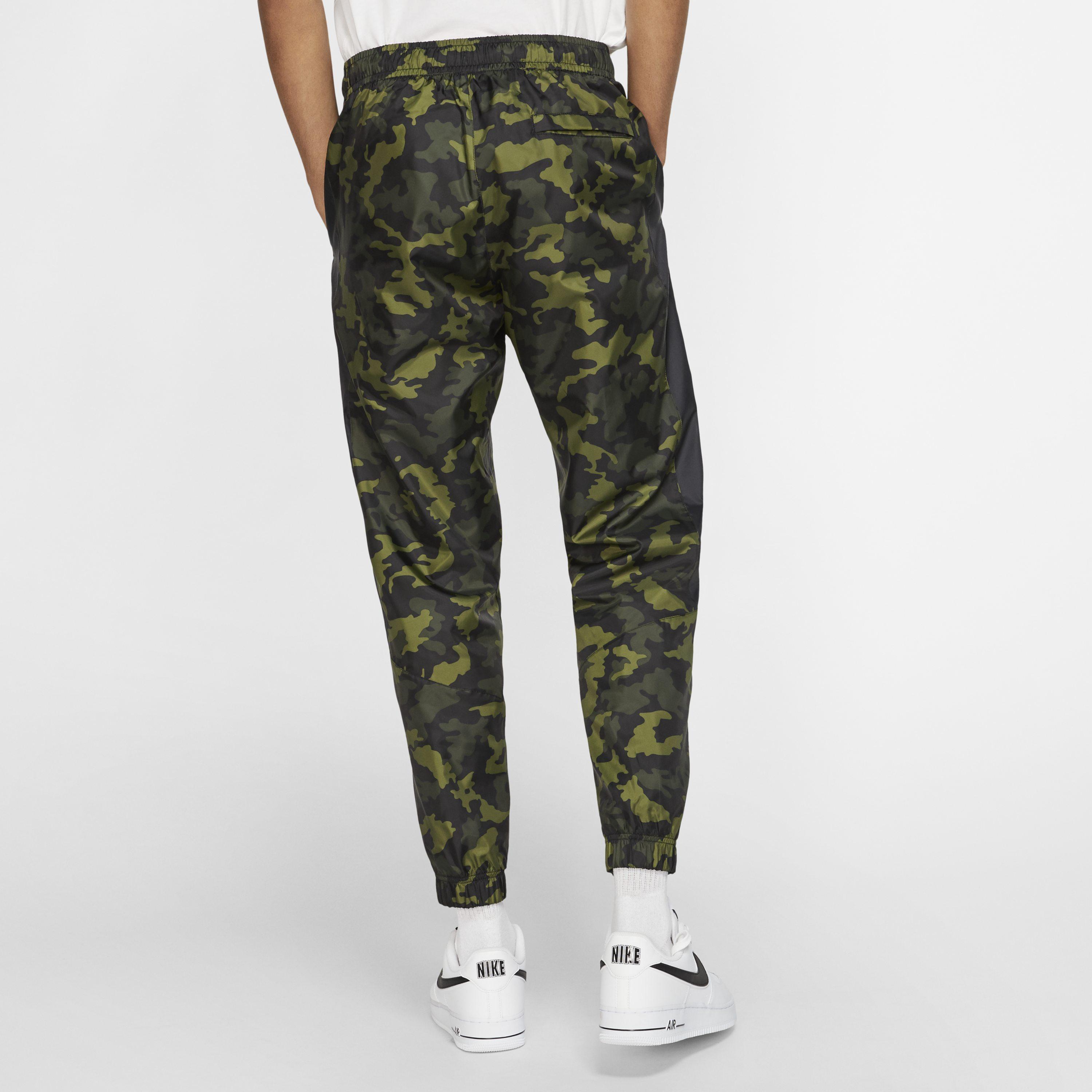 nike camouflage tracksuit bottoms