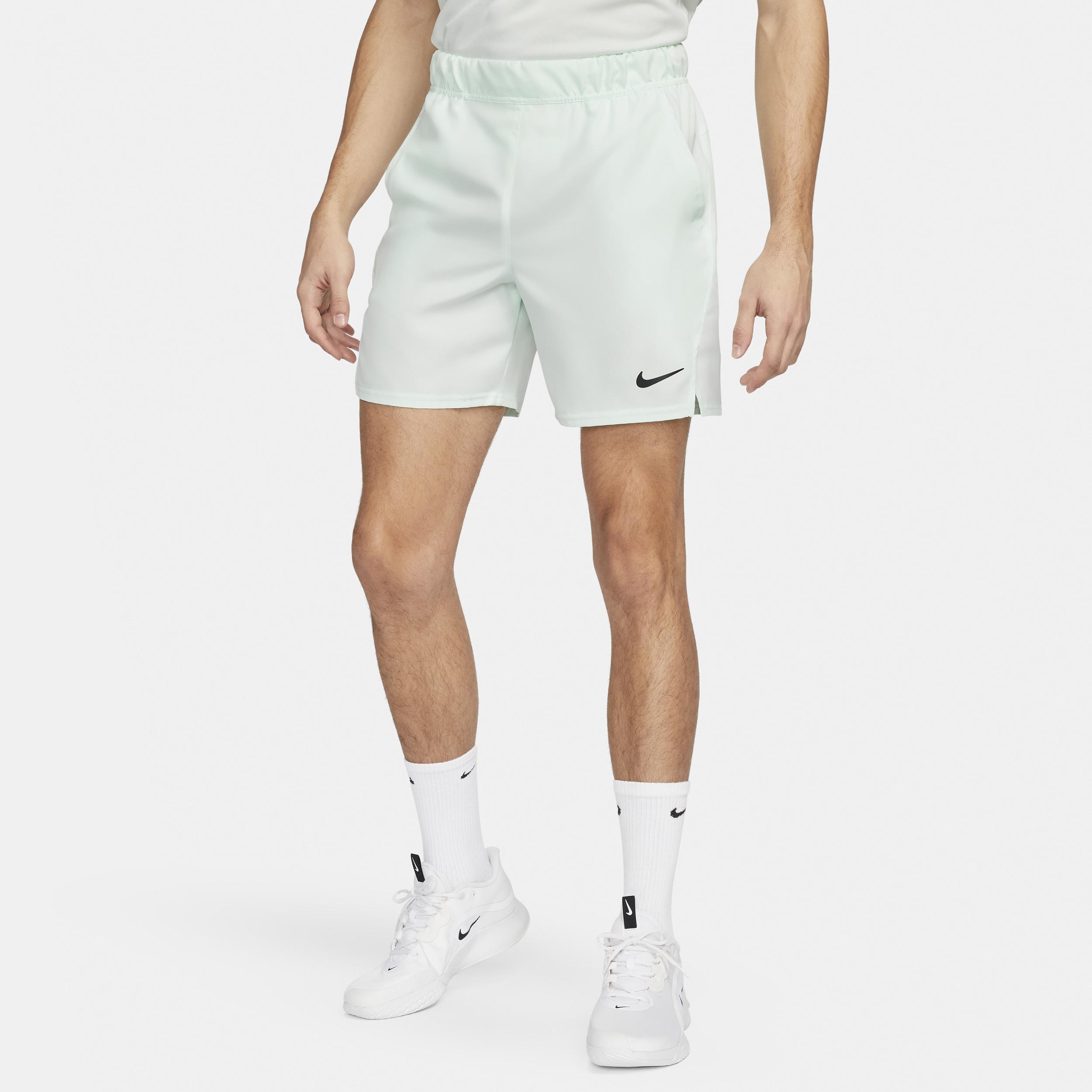 Nike Court Dri fit Victory 7 Tennis Shorts in Green for Men Lyst UK