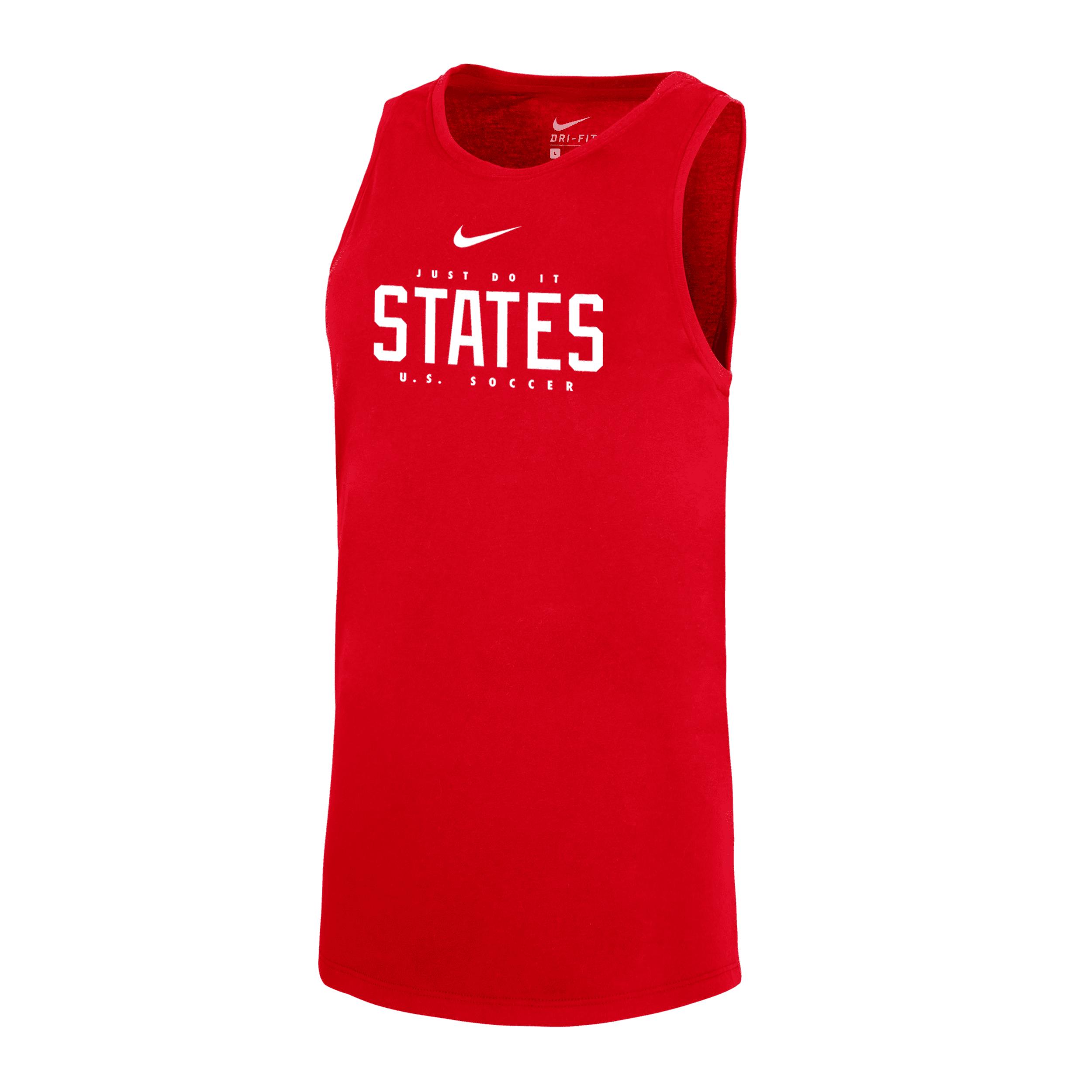 red dri fit tank top