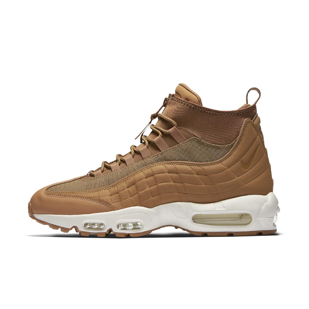 Nike Leather Air Max 95 Sneakerboot Running Shoes in Brown for Men - Lyst