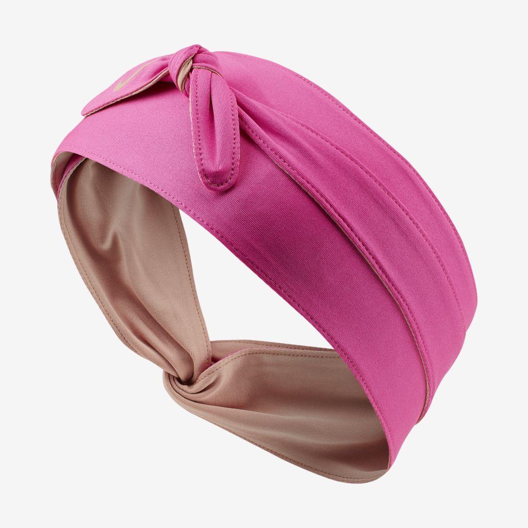 nike head tie pink