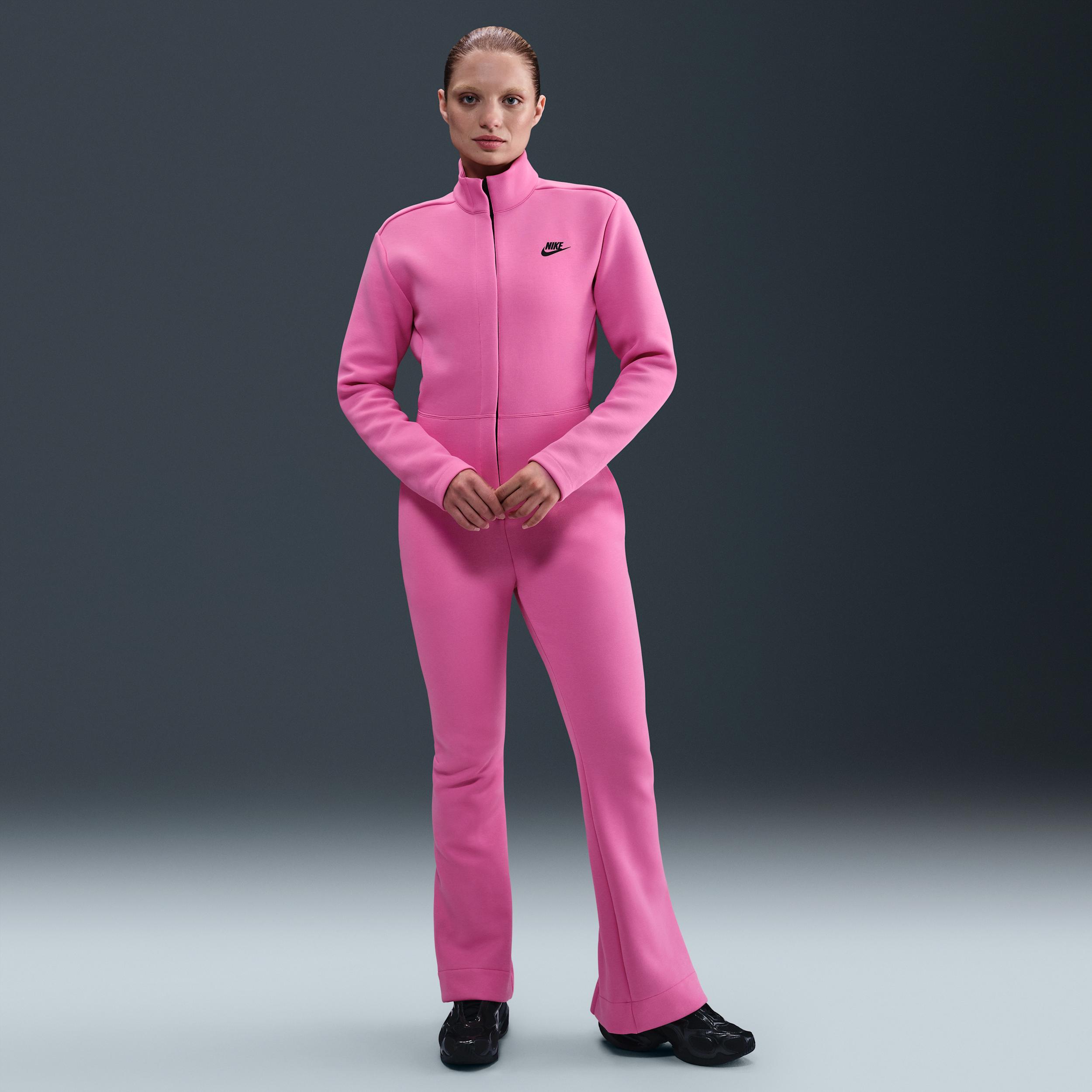 Nike Sportswear Tech Fleece Jumpsuit in Pink Lyst