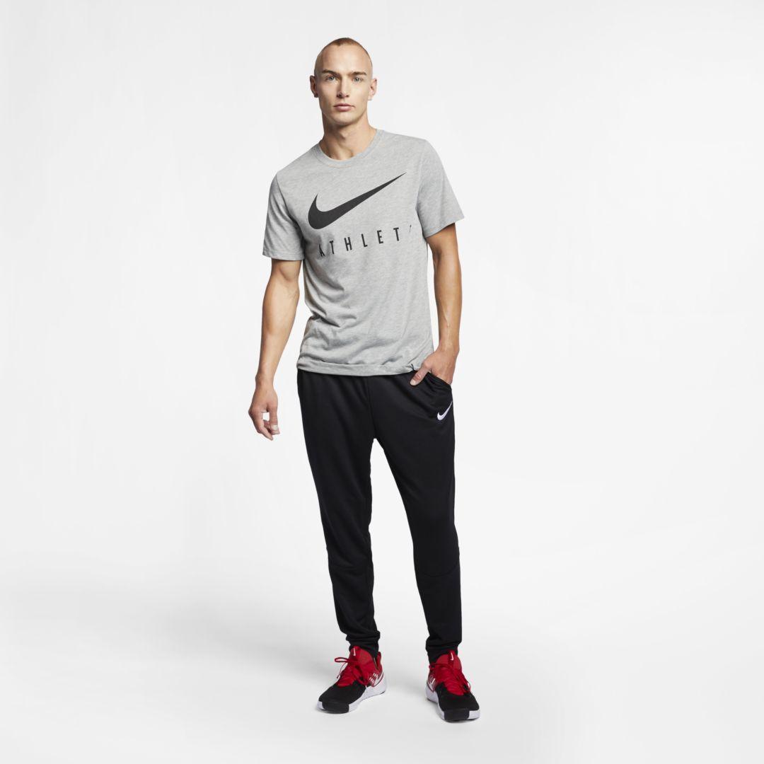 Nike Athlete T-shirt in Dark Grey Heather,Black (Gray) for Men | Lyst