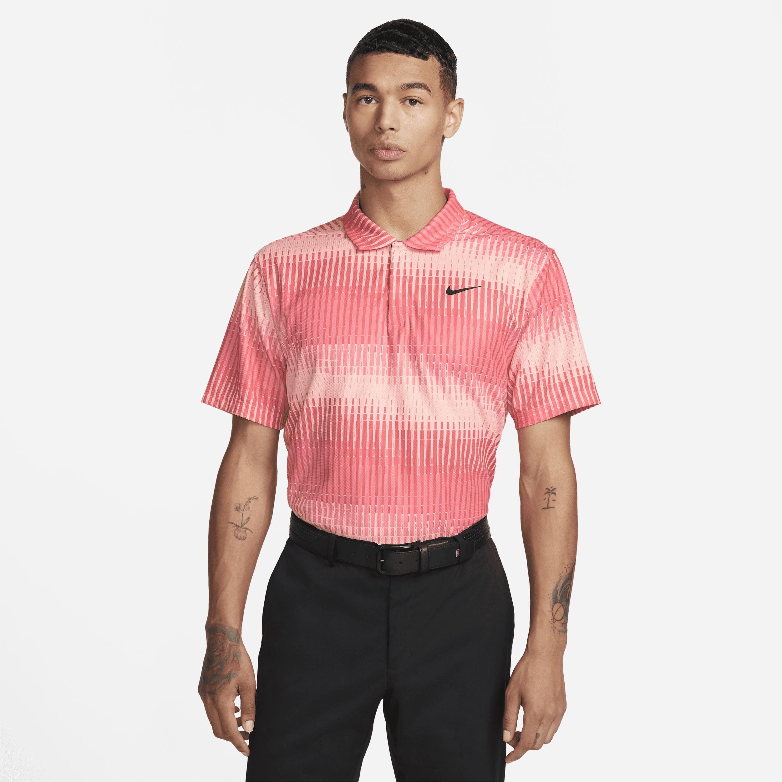 Nike Dri-fit Adv Tiger Woods Golf Polo in Red for Men | Lyst