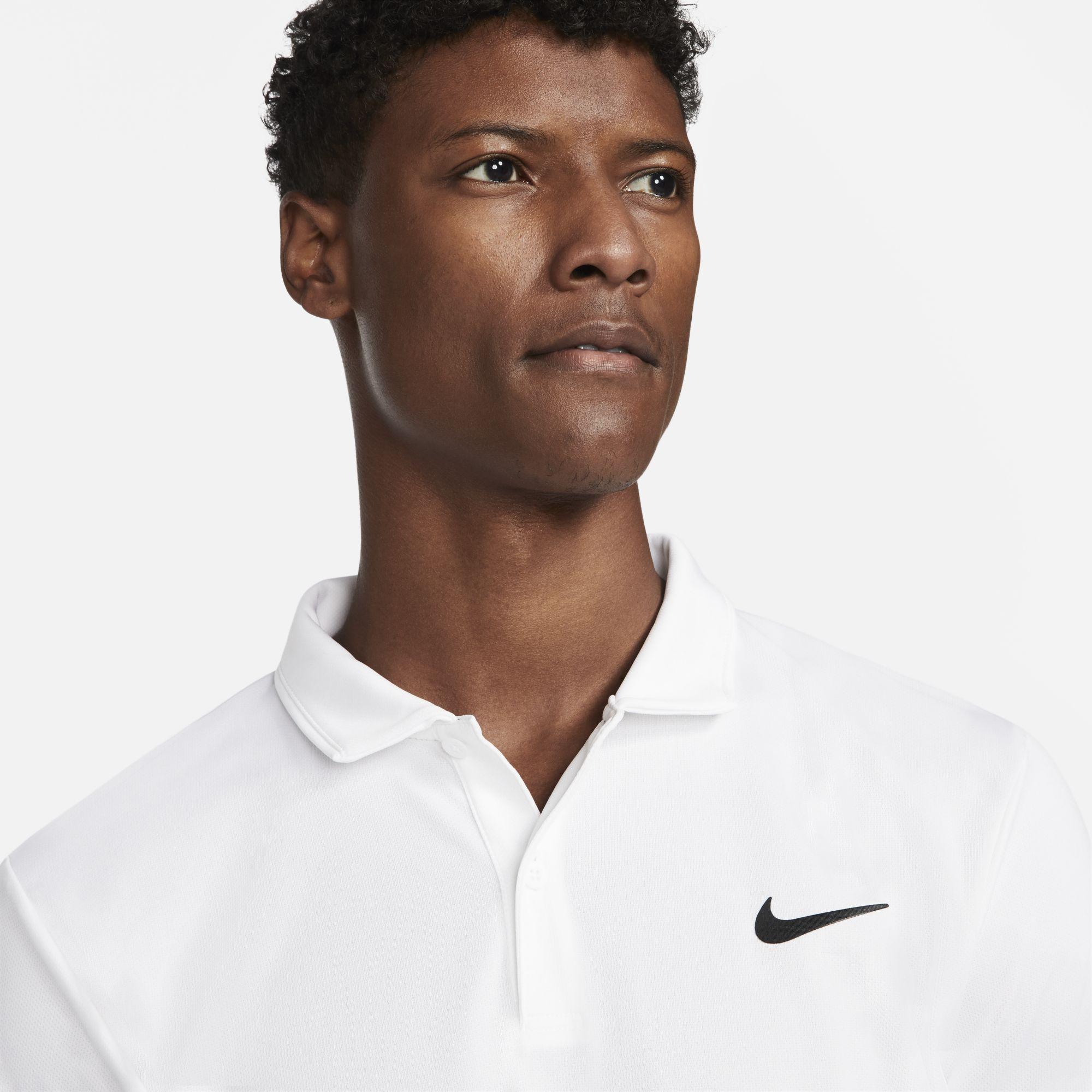 Nike Court Dri Fit Victory Tennis Polo In White For Men Lyst Nike Court Dri Fit Victory Tennis Polo In White For Men Lyst