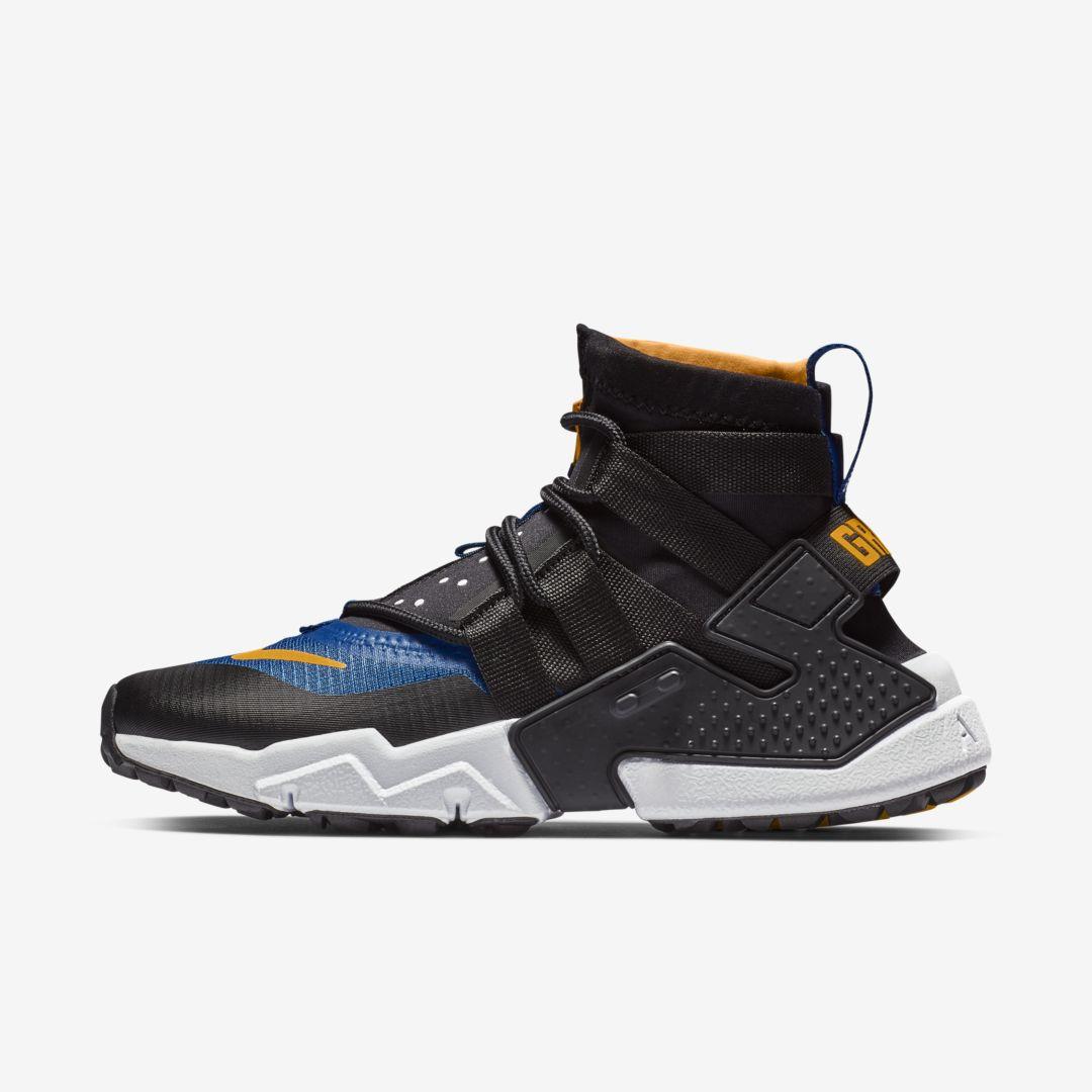 Nike Synthetic Air Huarache Gripp Shoe in Black for Men - Lyst