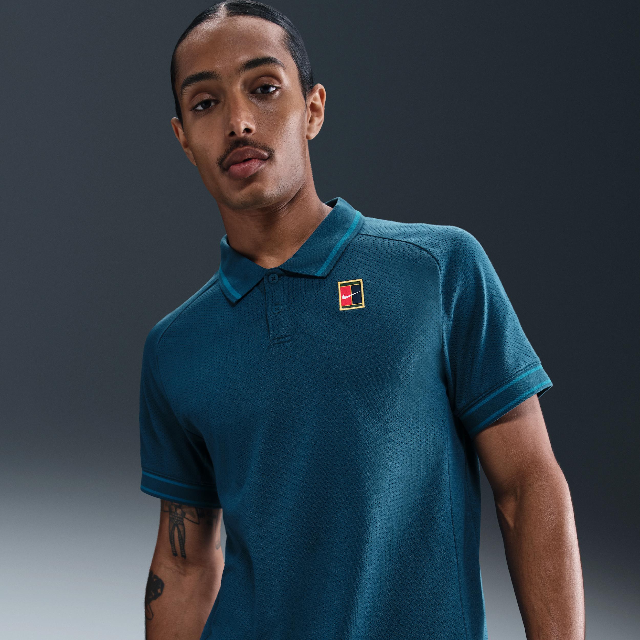Nike Court Heritage Tennis Polo in Blue for Men | Lyst