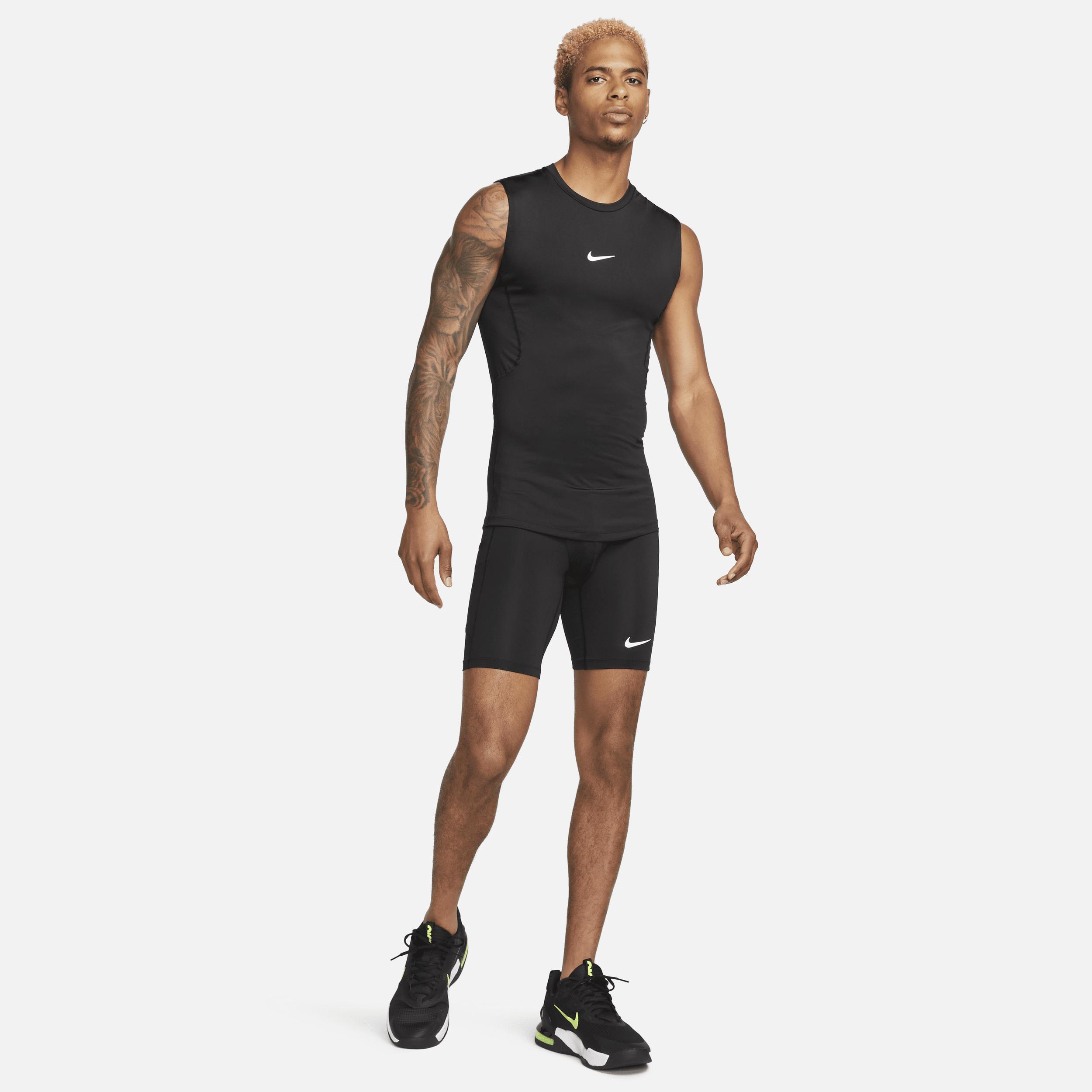 Nike Pro Dri-fit Tight Sleeveless Fitness Top 50% Recycled Polyester in  Black for Men