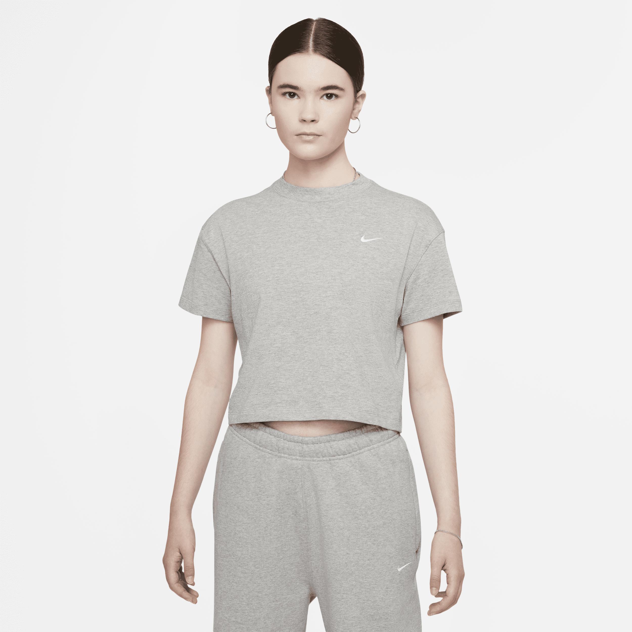 Nike Solo Swoosh T-shirt In Grey, in Gray | Lyst