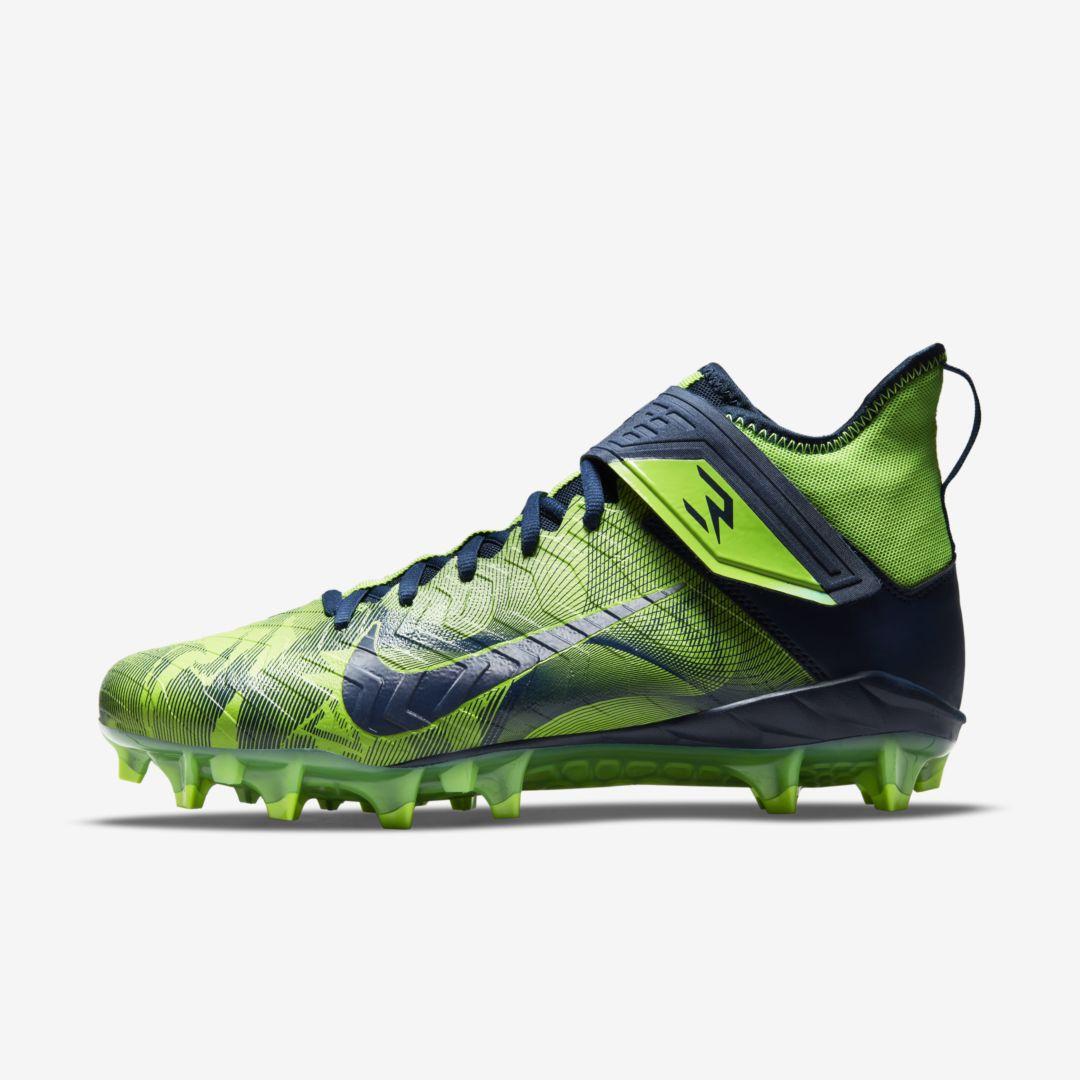 Nike Alpha Menace Pro 2 Mid Rw Football Cleats in Green for Men | Lyst